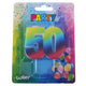 Cóisir Candle Uimhir 50 Rainbow