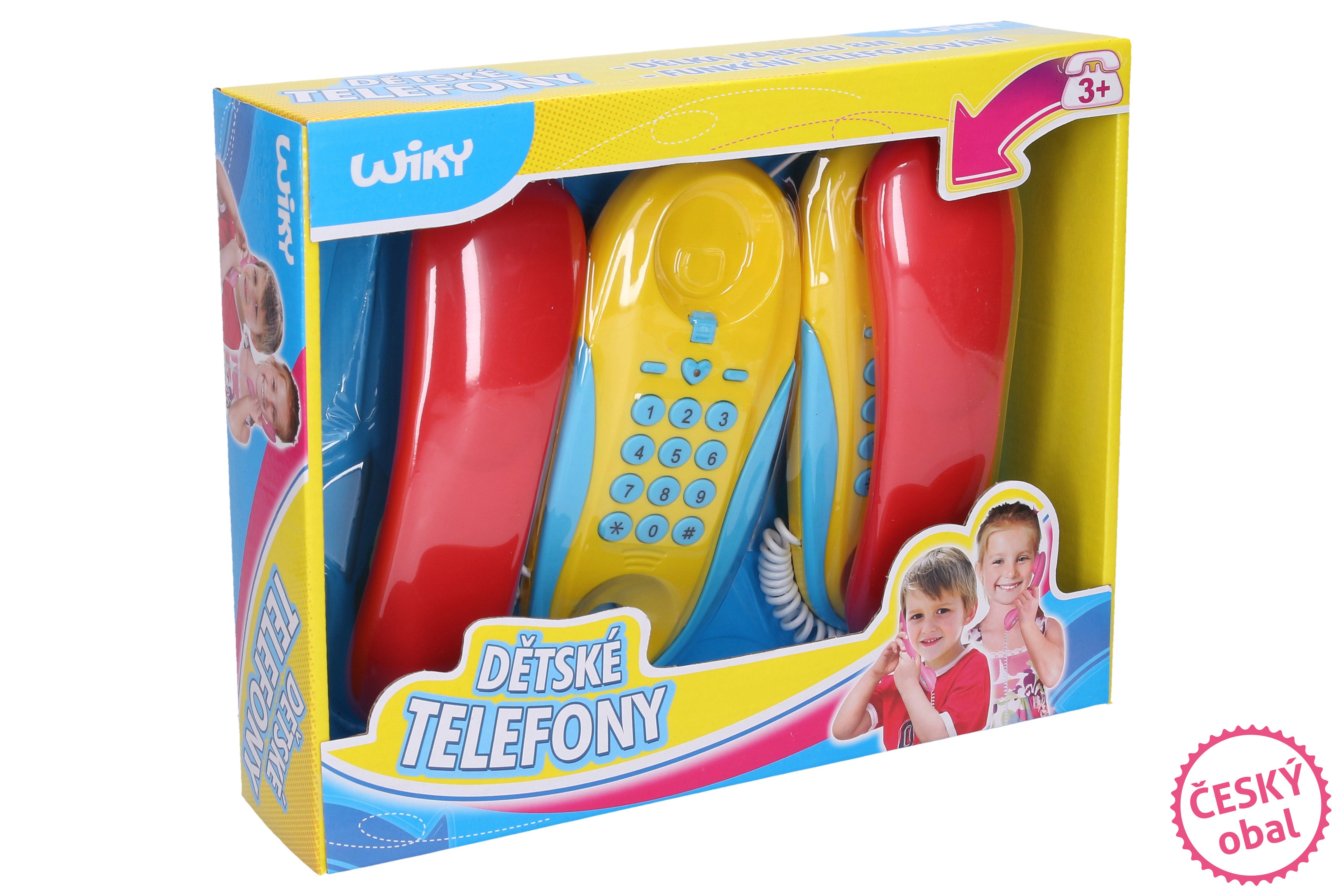Telefony przewodowe dla dzieci – czeskie opakowanie
