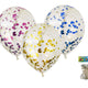 Ballon Gonflable 30cm - Lot De 5 Avec Confettis