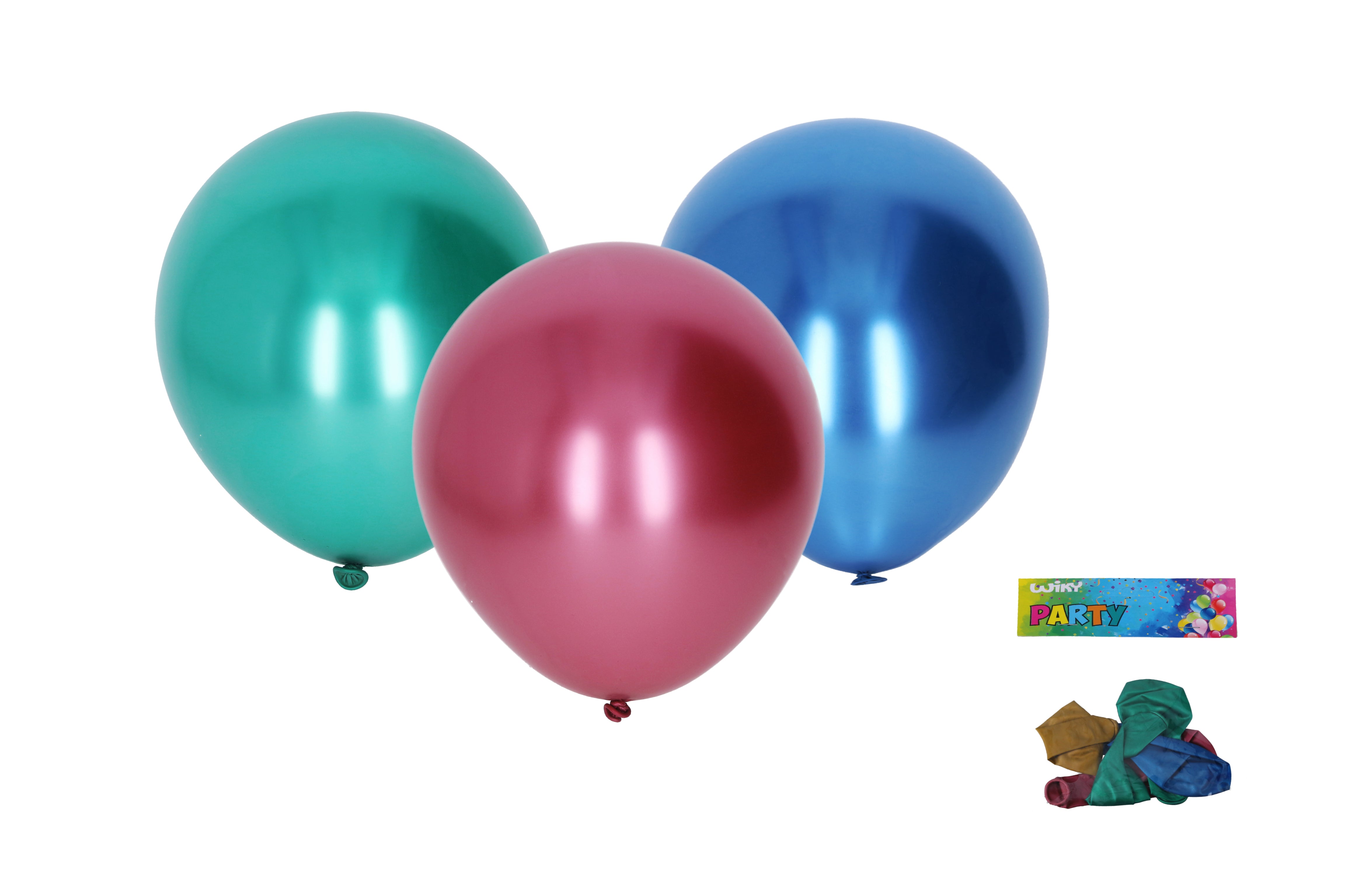 Balon Gonflabil 25cm - Set De 5 Crom