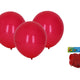 Nafukovací balón 30cm - sada 10ks červená