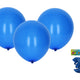 Globo Inflable 30cm - Set De 10uds Azul