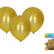 Inflatable Balloon 30cm - Set Of 10pcs Metallic Gold