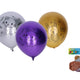 Opblaasbare Ballon 30cm - Set van 5 Chrome Dieren