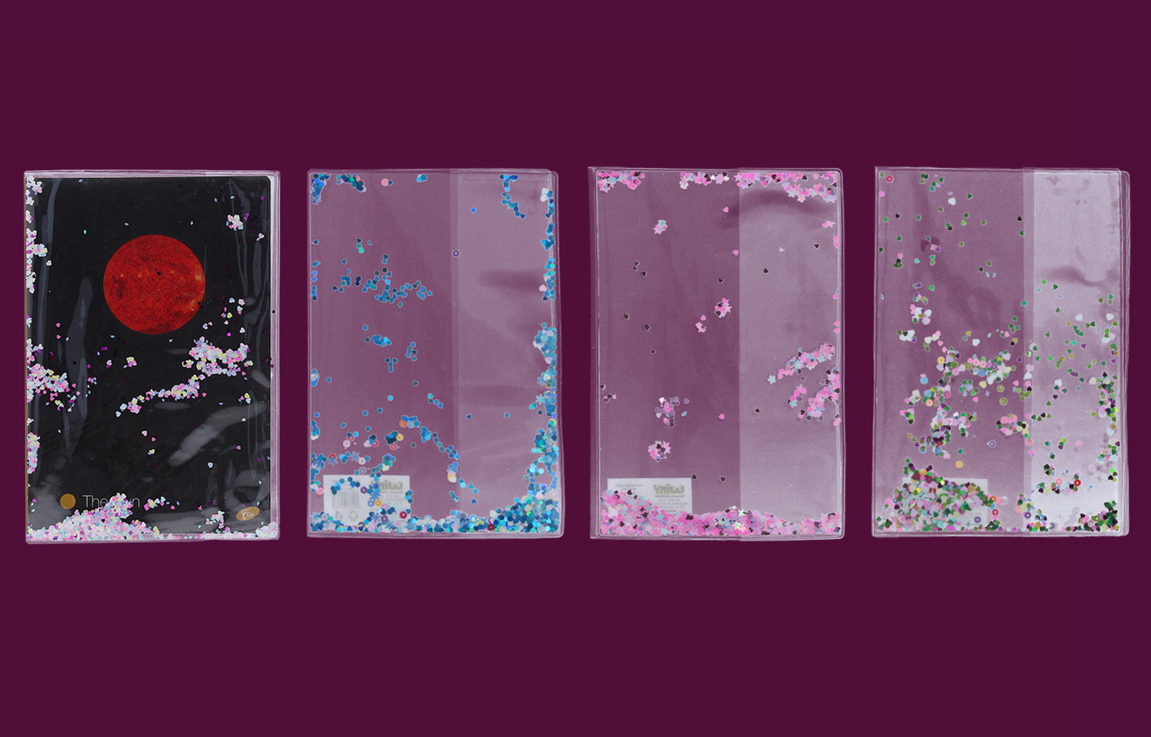 A4 Glitter Notebook-omslag