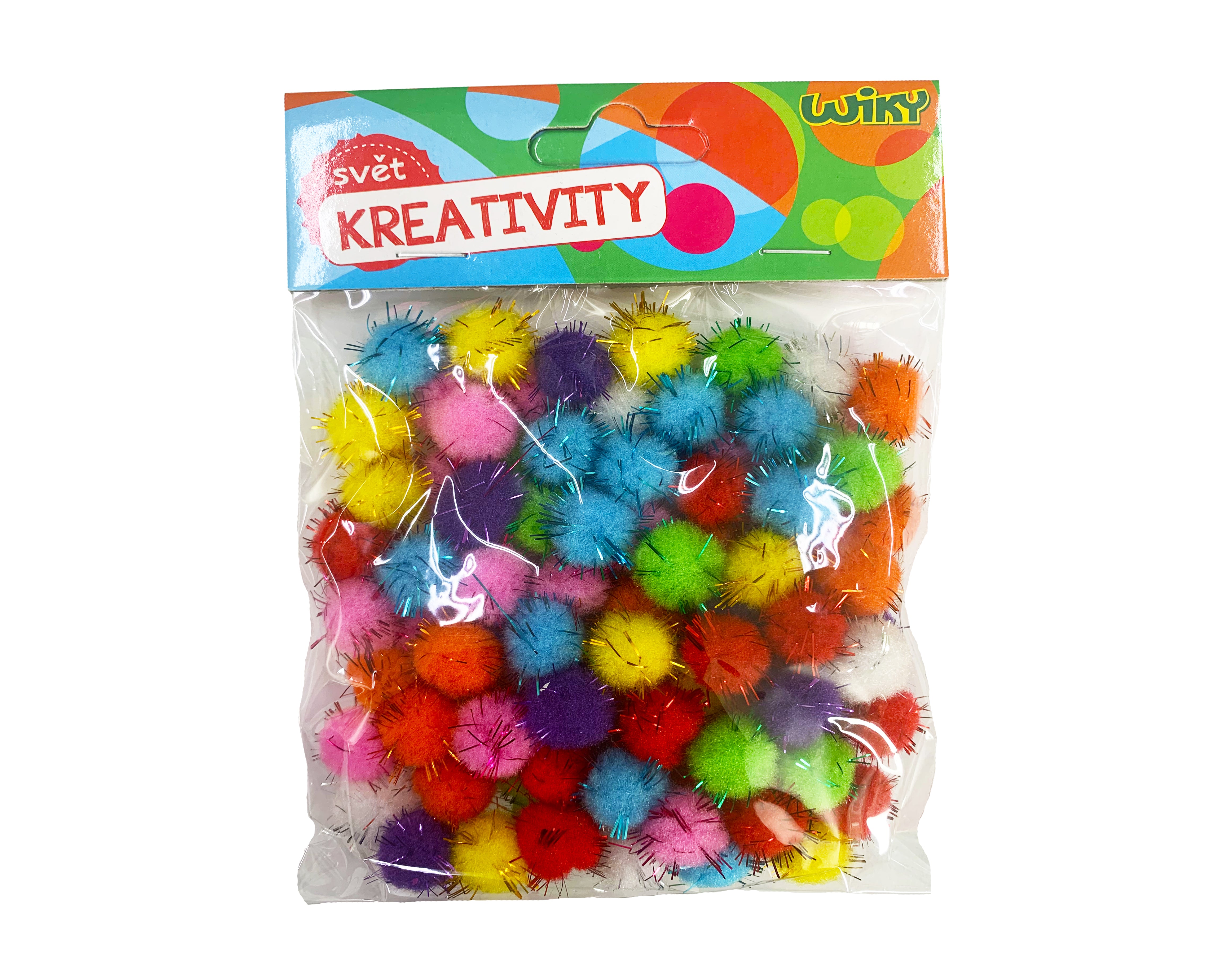 Pom Pom Glitter 15mm 80uns
