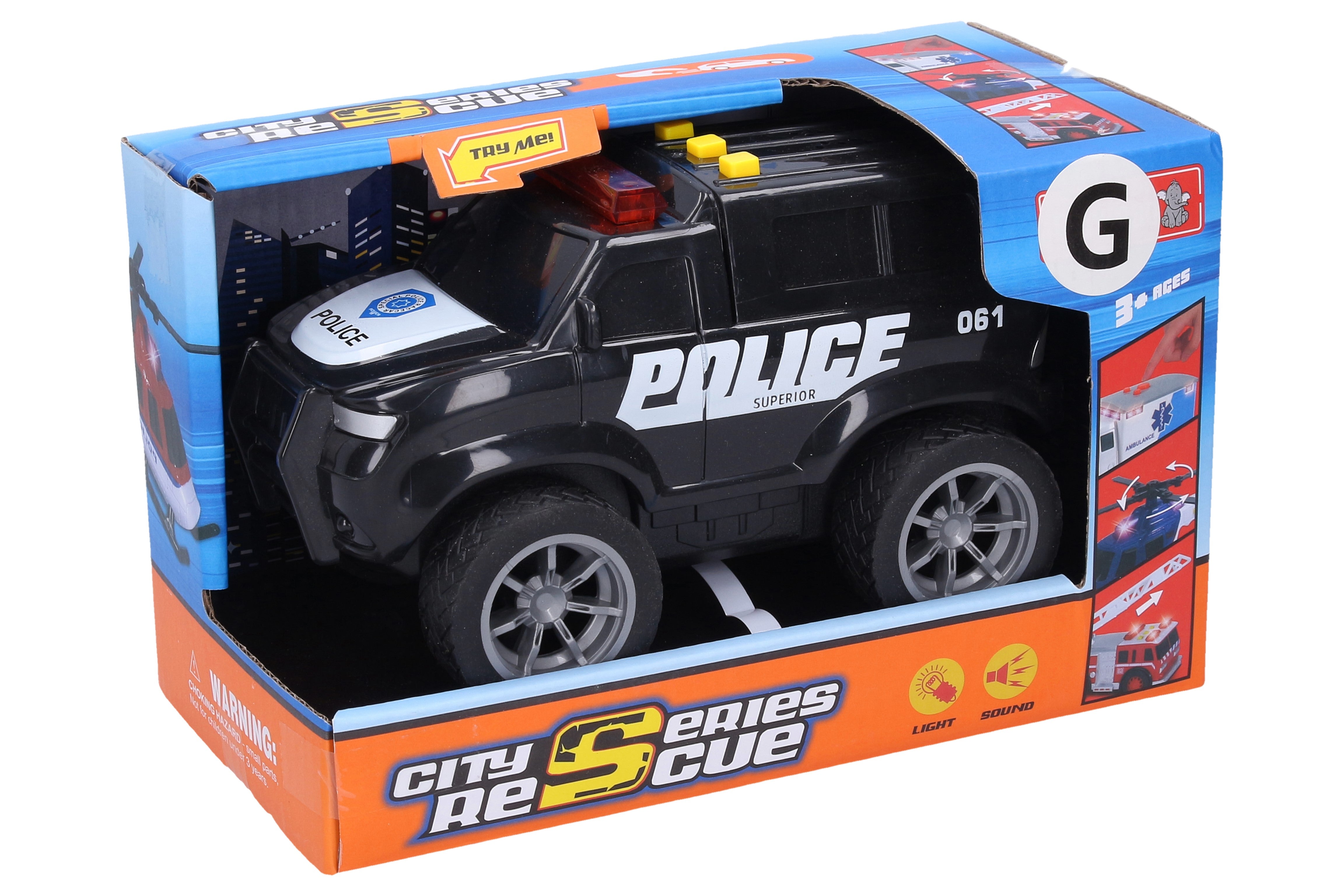 Polizeiauto mit Effekten 18 cm