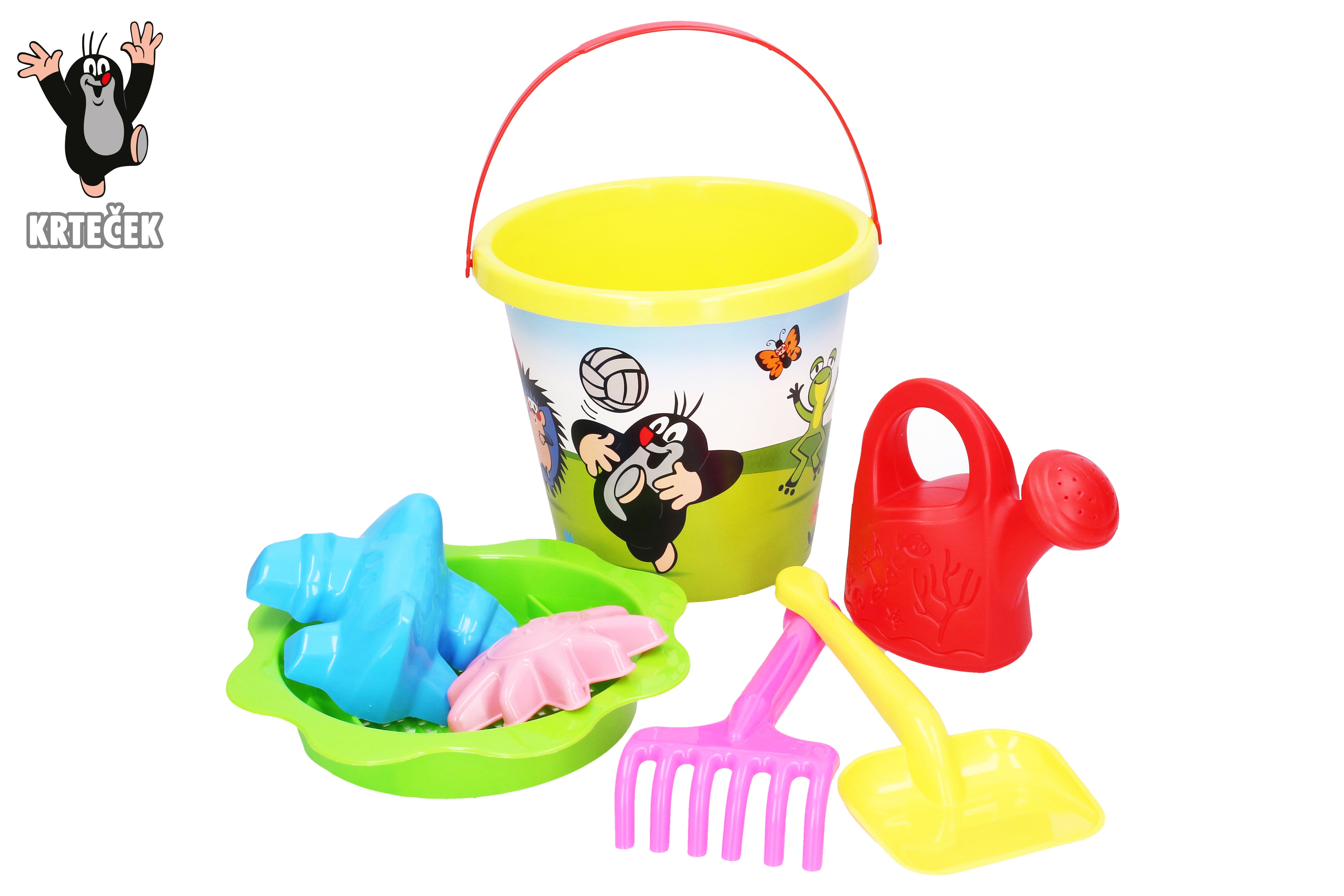 Set de Sable Mole Large 3,5 L Jaune