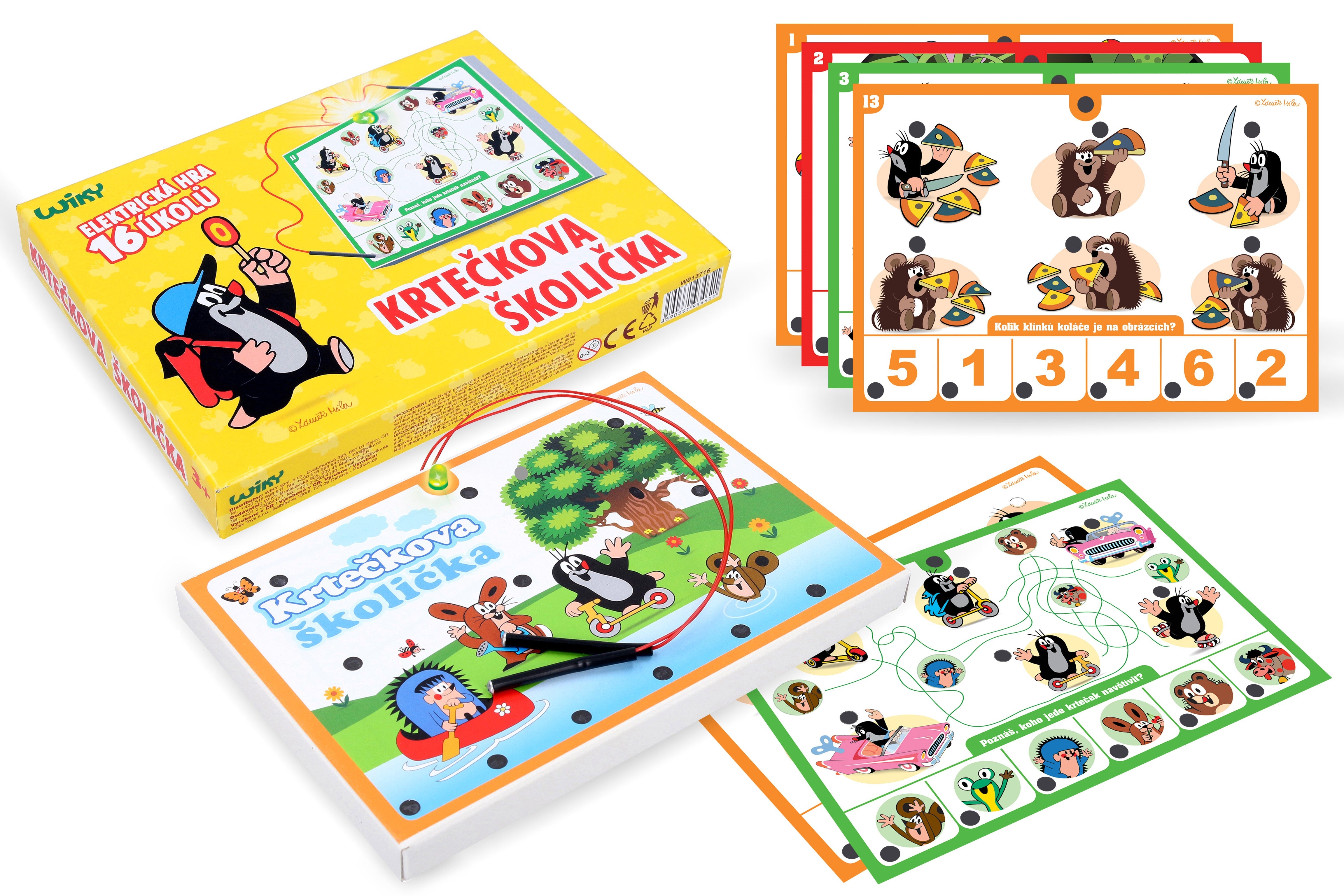 Mole's School - Electronic Educational Game Voltík