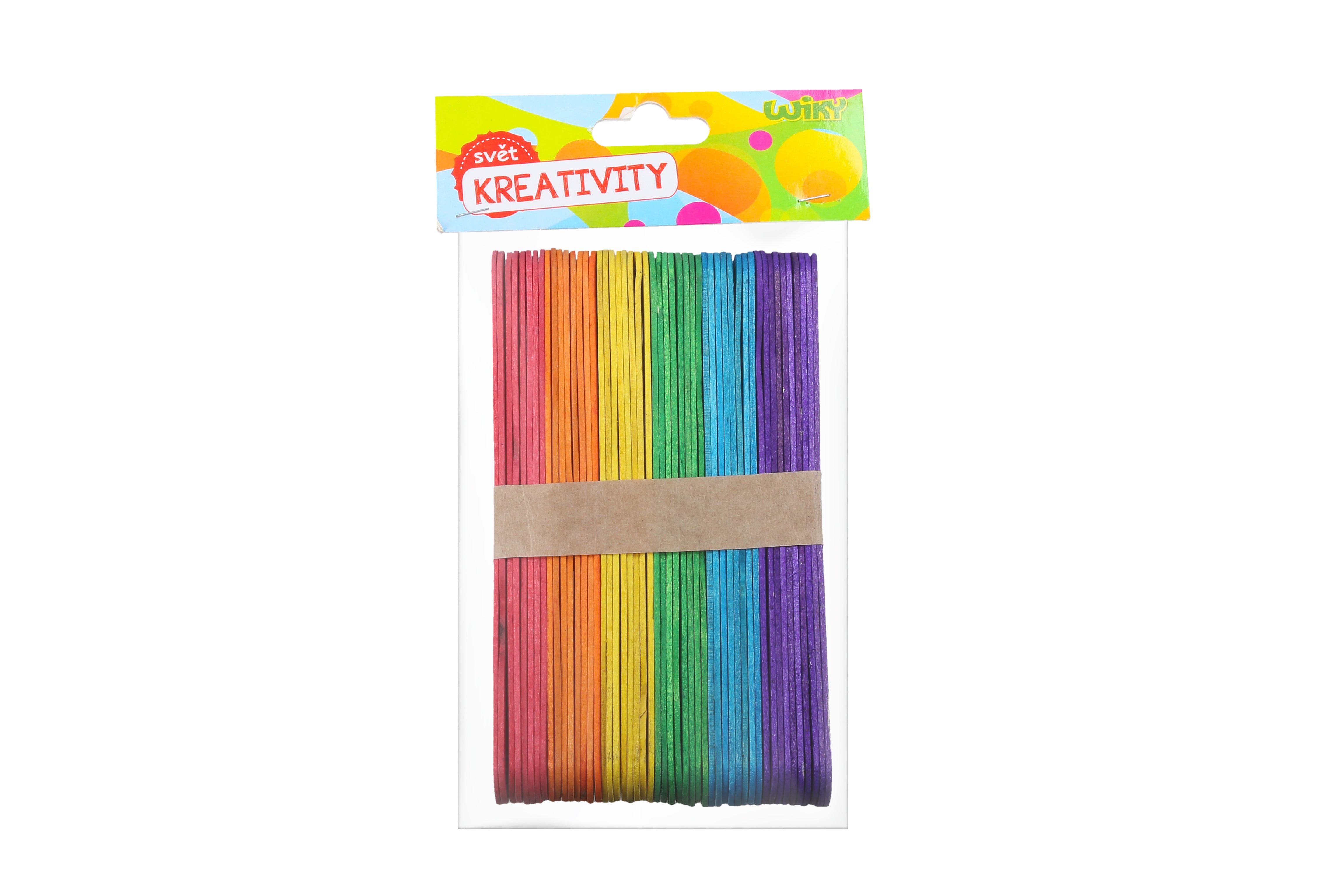Цветно дърво 15x1,8 см 50 бр