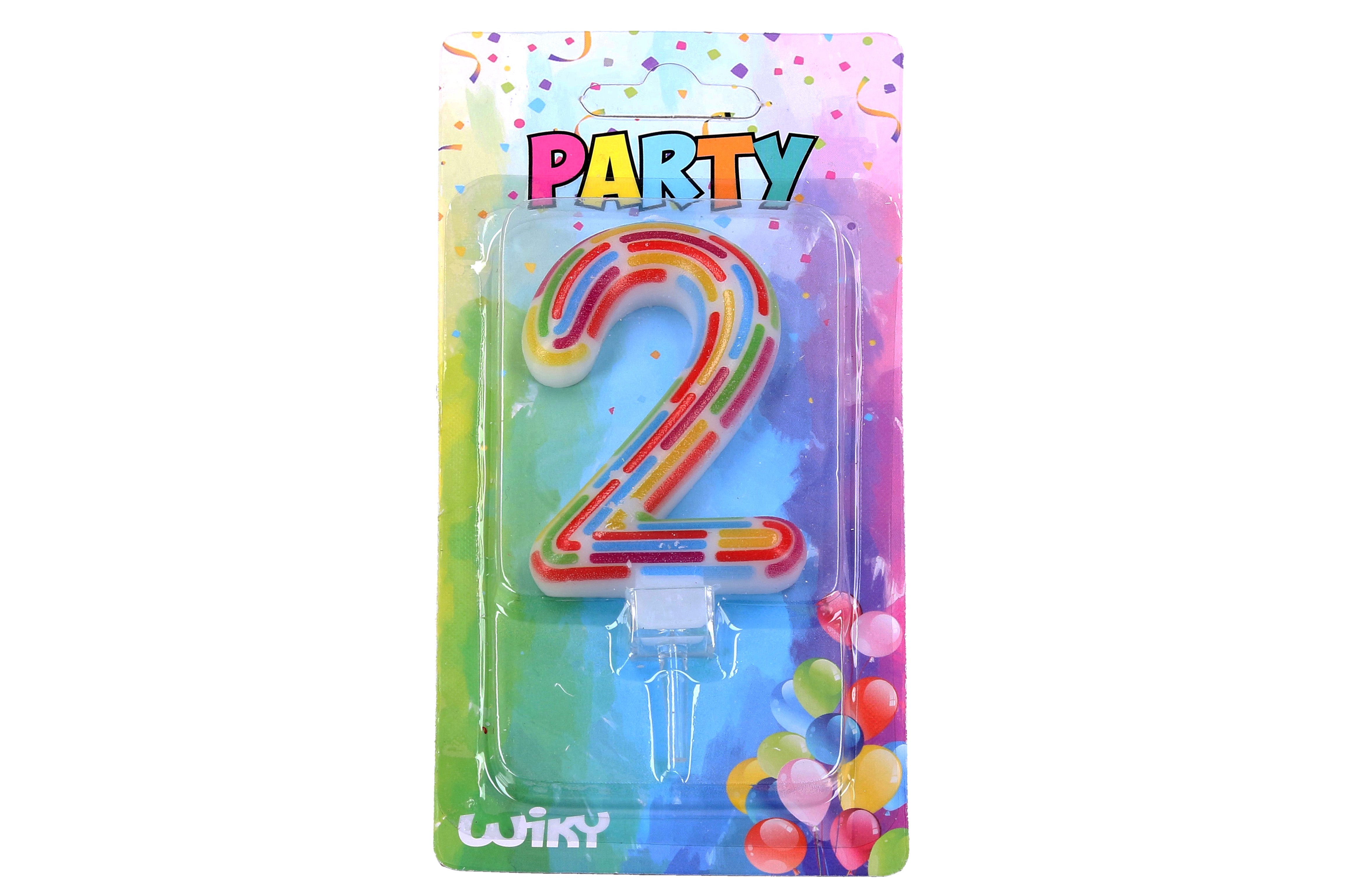 Vela De Fiesta Número 2 Comas