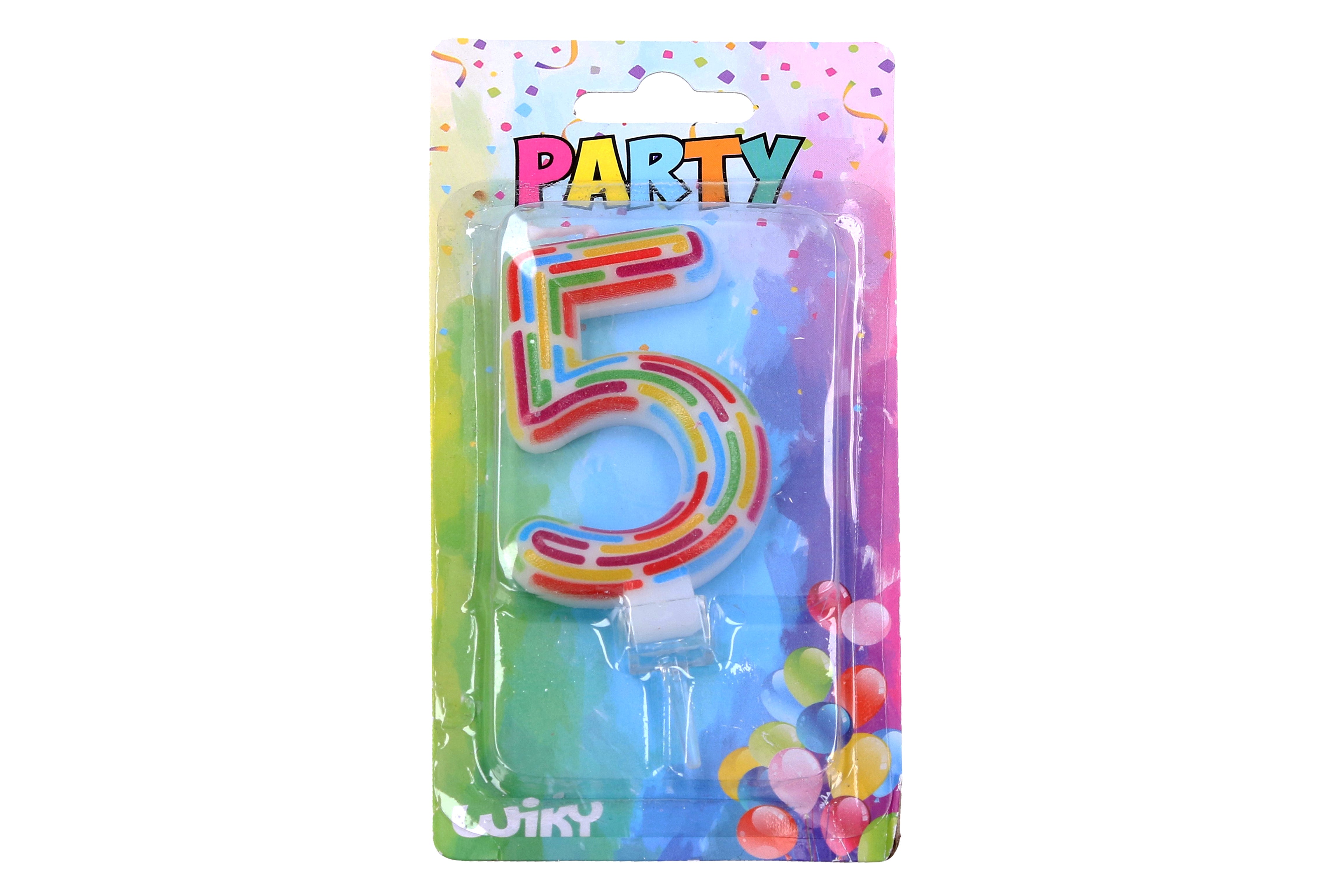 Festlys nummer 5 kommaer