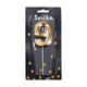 Partykerze Nummer 9 Gold