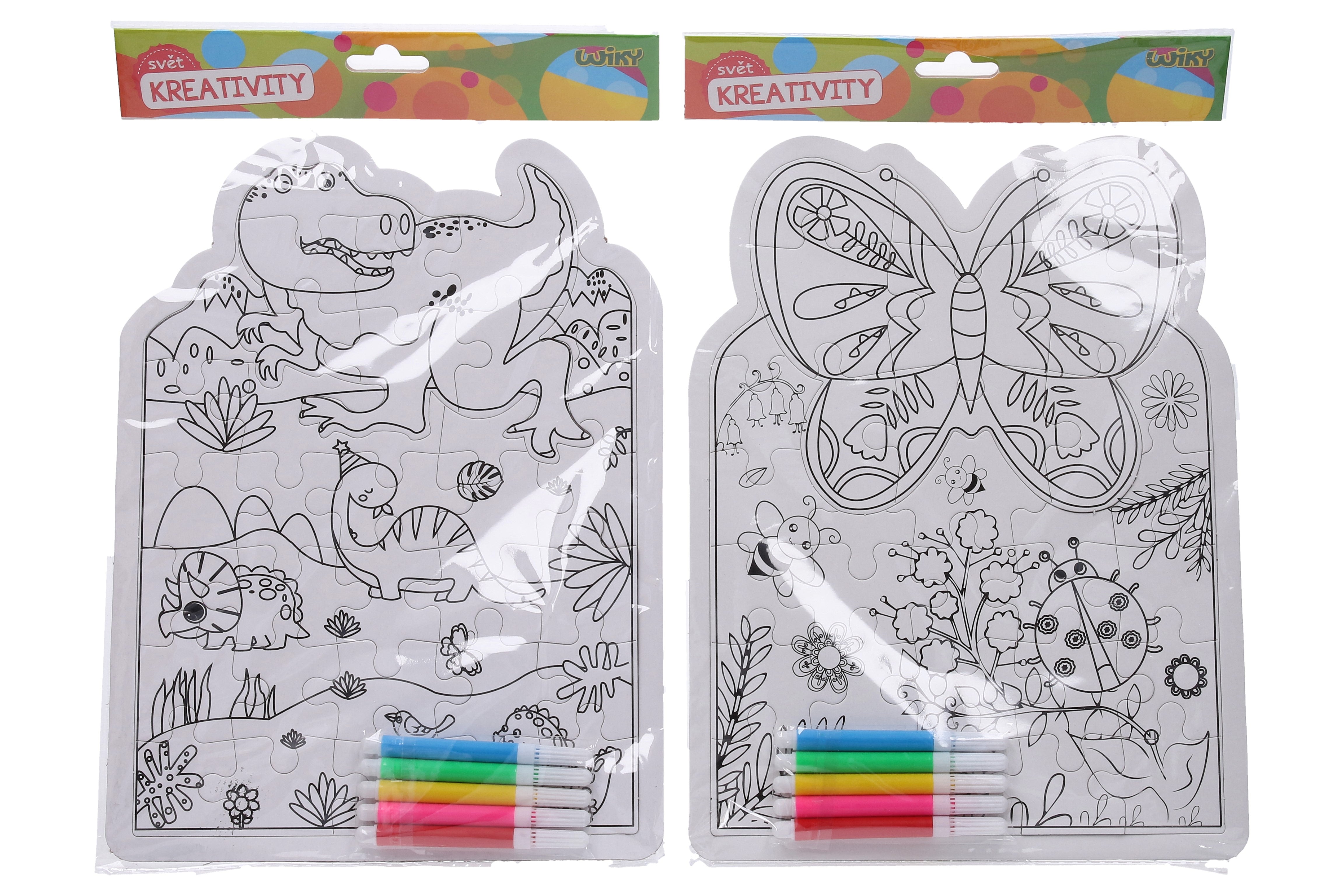 Creative Set - Puzzle + 5pcs Marker
