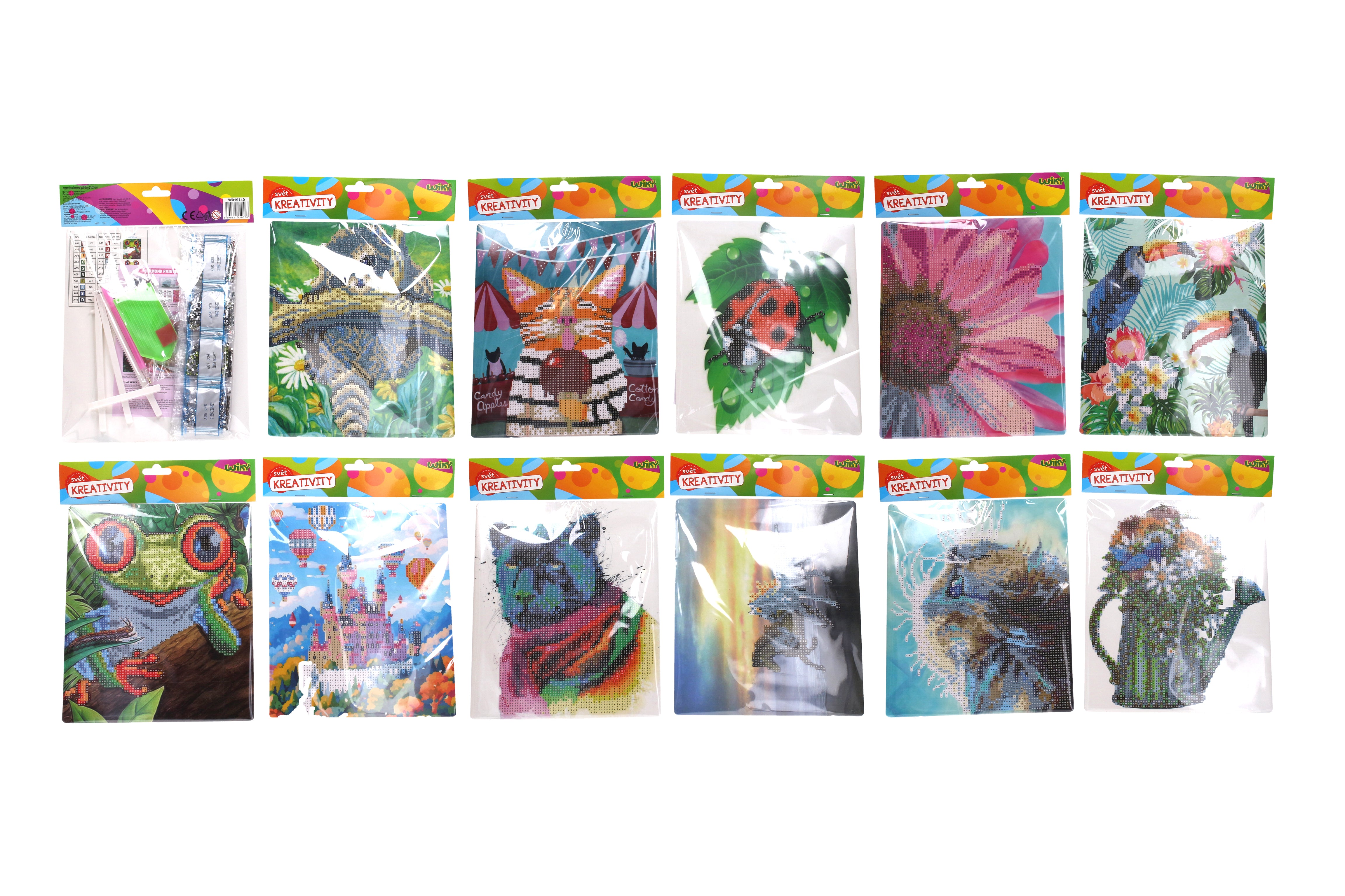Creative Set Diamond Painting 21x25 Cm Mix + Stand