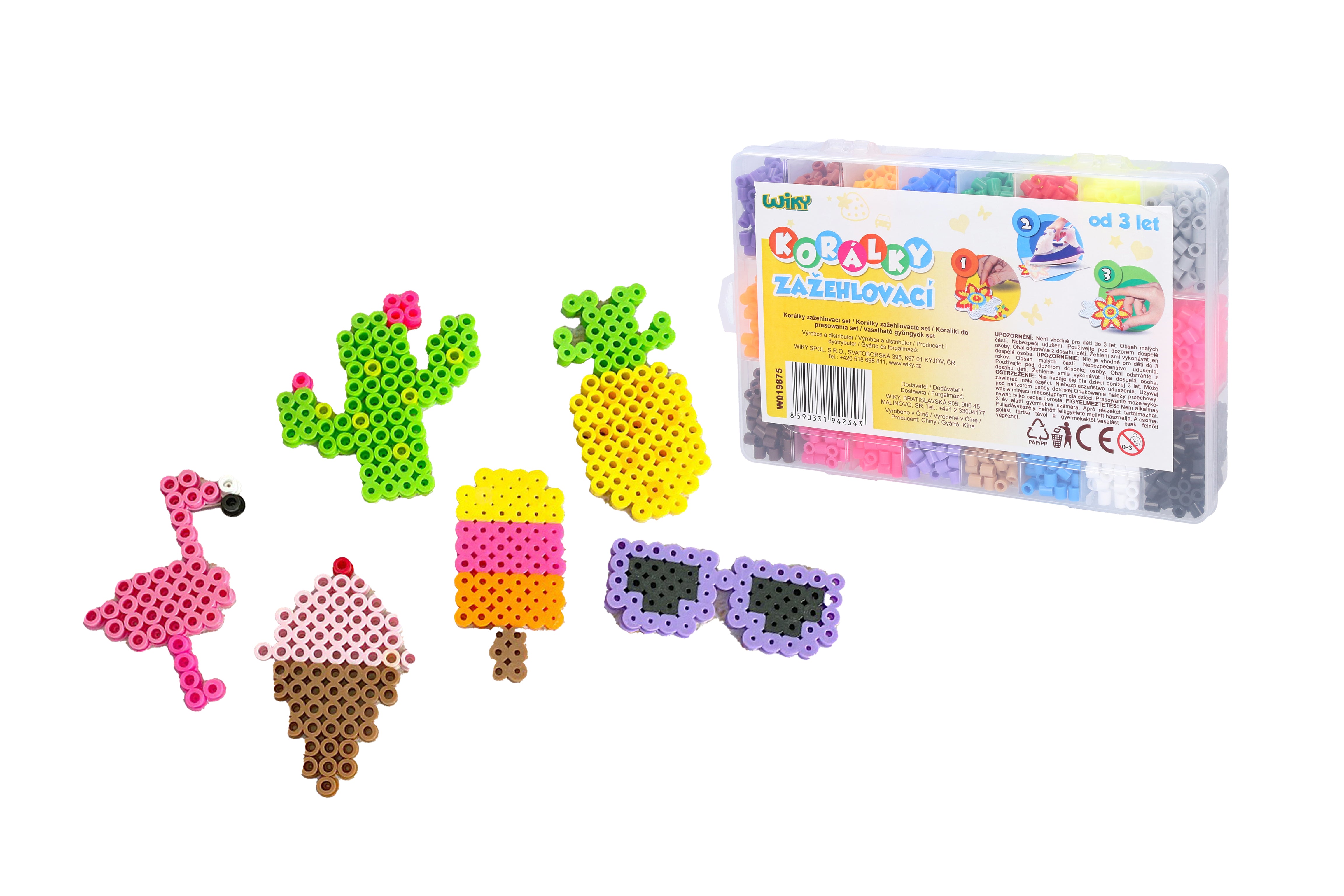 Bügelperlen-Set – 24 Farben