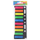 Bloc-notes autocollant 10x20 rayures colorées