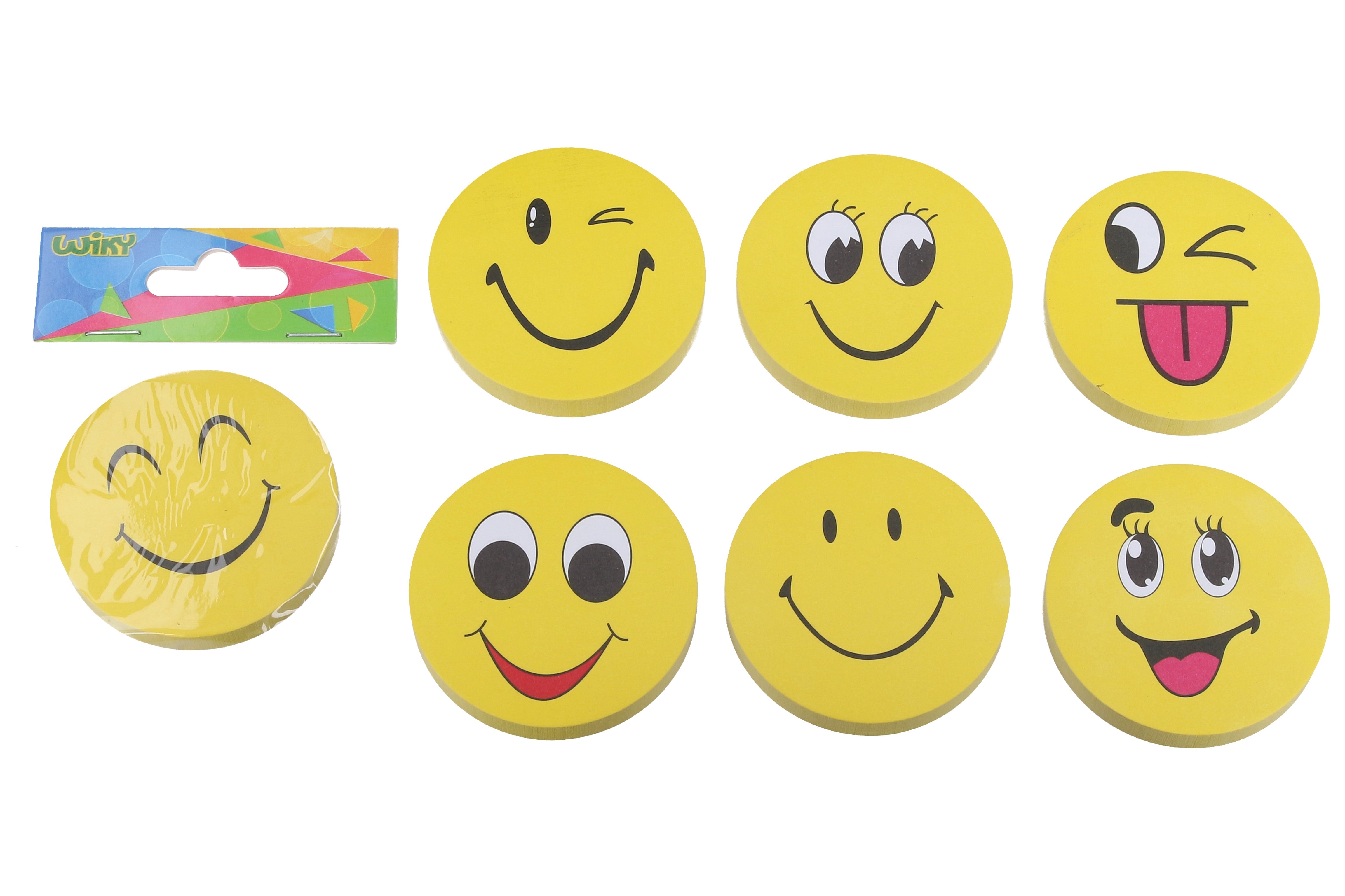 Selvklæbende notesblok 80 sider - Smiley