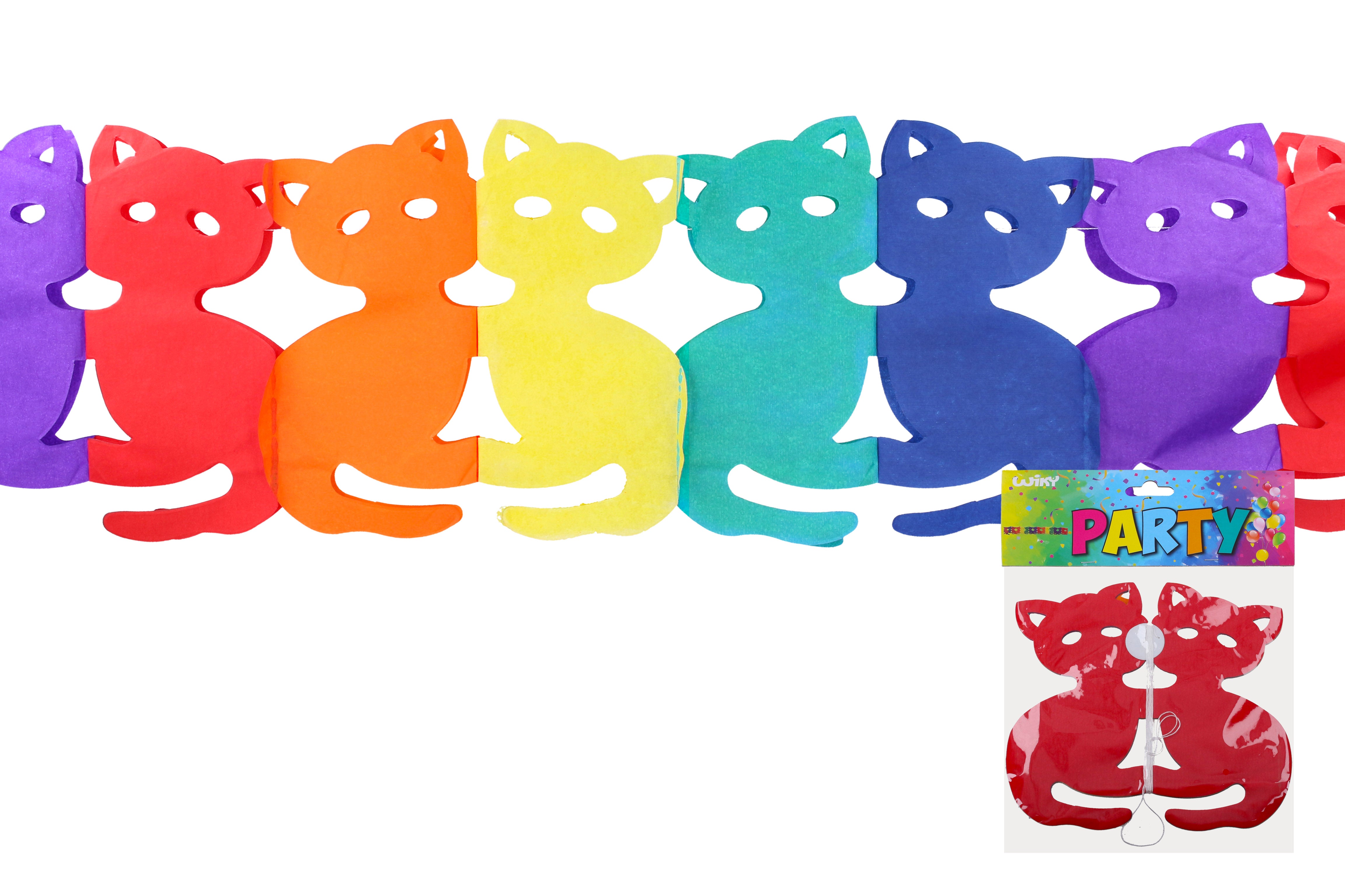Guirlande colorée 3 M - Chat