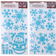 Snow Template Decoration 47.5x24.5 Cm Christmas