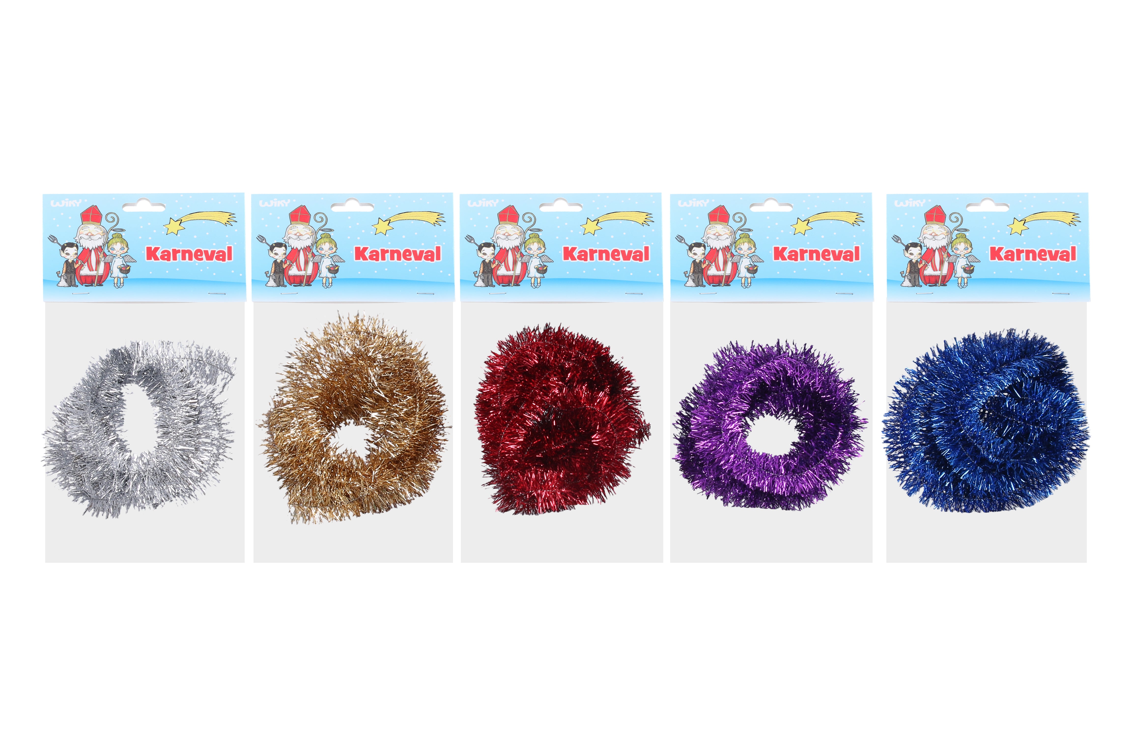 Behåret Tråd Bølget Metallic Uld 8,5cm 1,5m