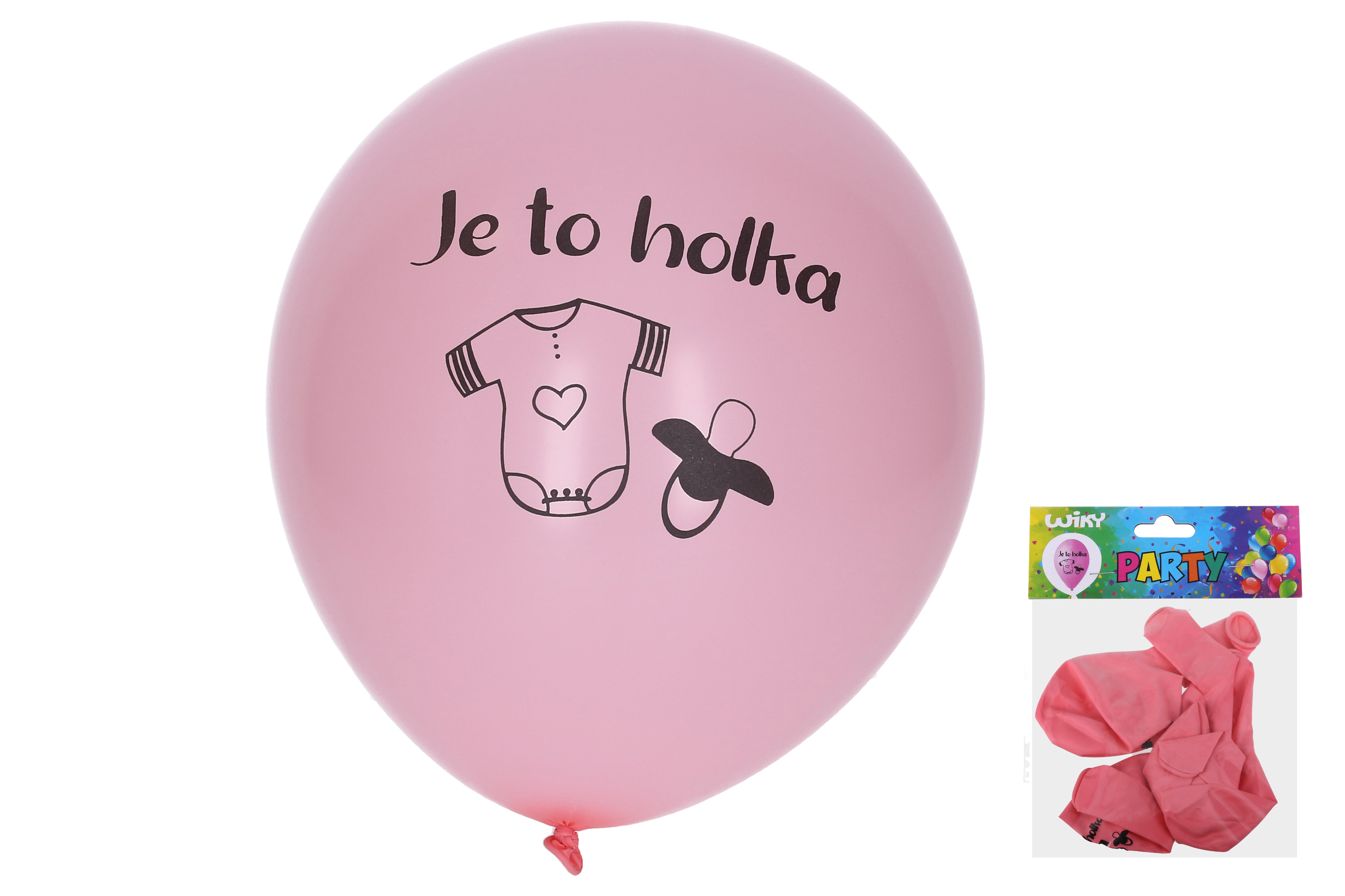 Nafukovací balónek 30 cm - sada 5 dívek