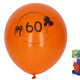 Nafukovací balónek 30 cm - sada 5 ks s číslem 60