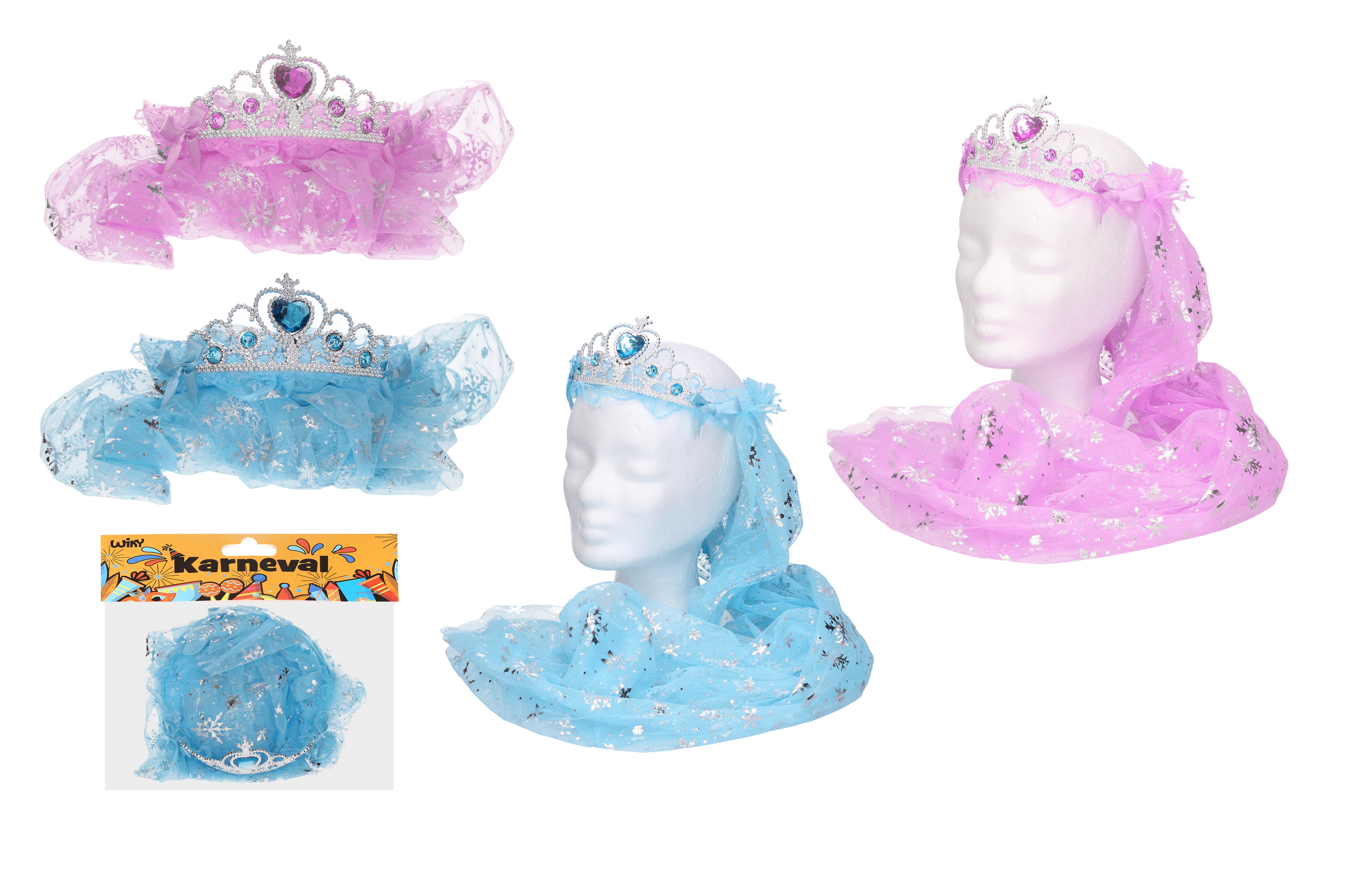 Conjunto Carnaval - Tiara Com Véu Mix