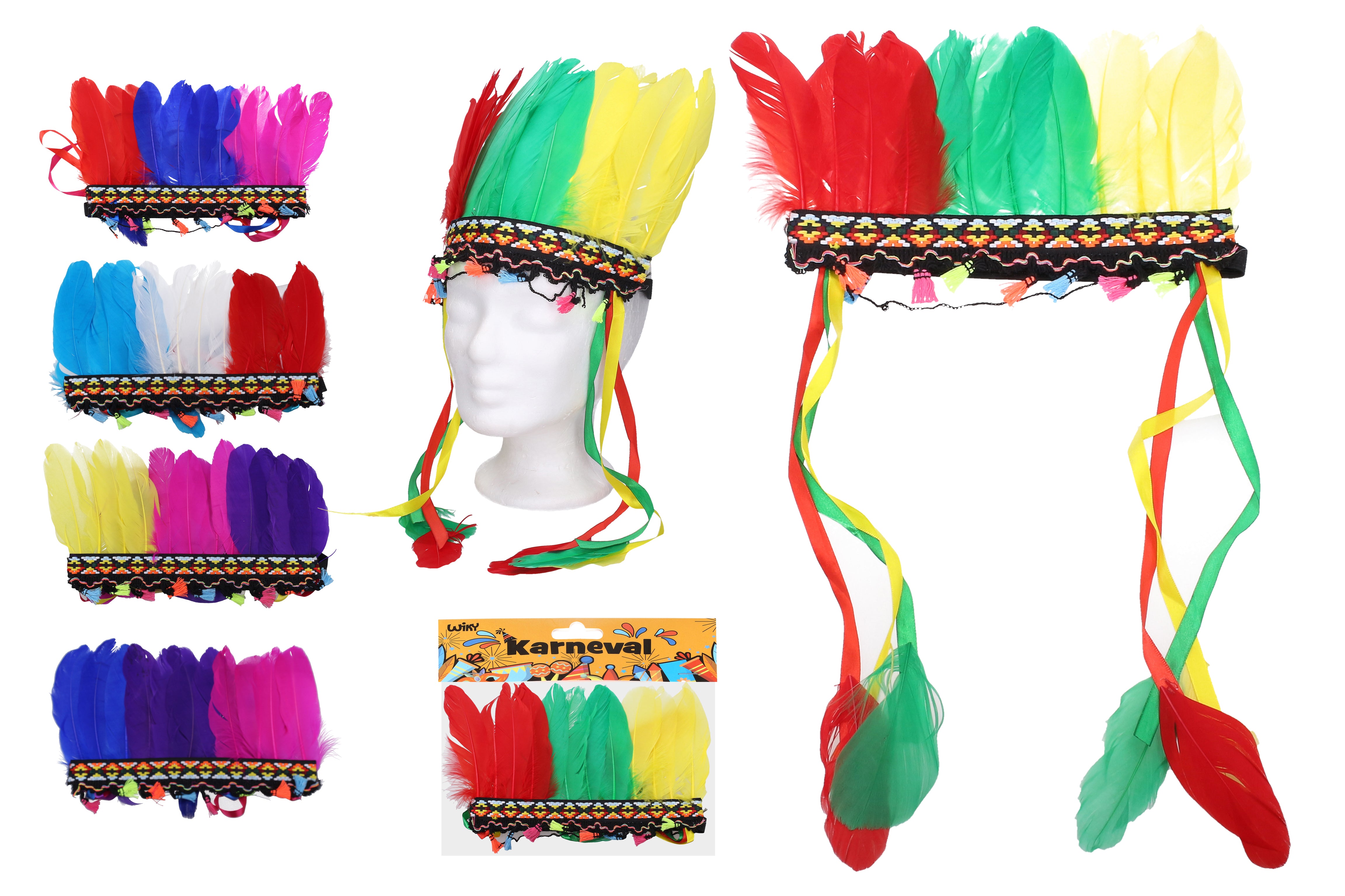 Set Carnaval - Tocado Mix Indio