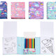 Libro para colorear de viaje 2x30 hojas + 10 crayones