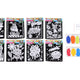 Creative Set Velvet 15.5x25 Cm - Colors + 6 Sticks