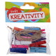 Pinzas De Colores 3,5 Cm 15uds + Cuerda