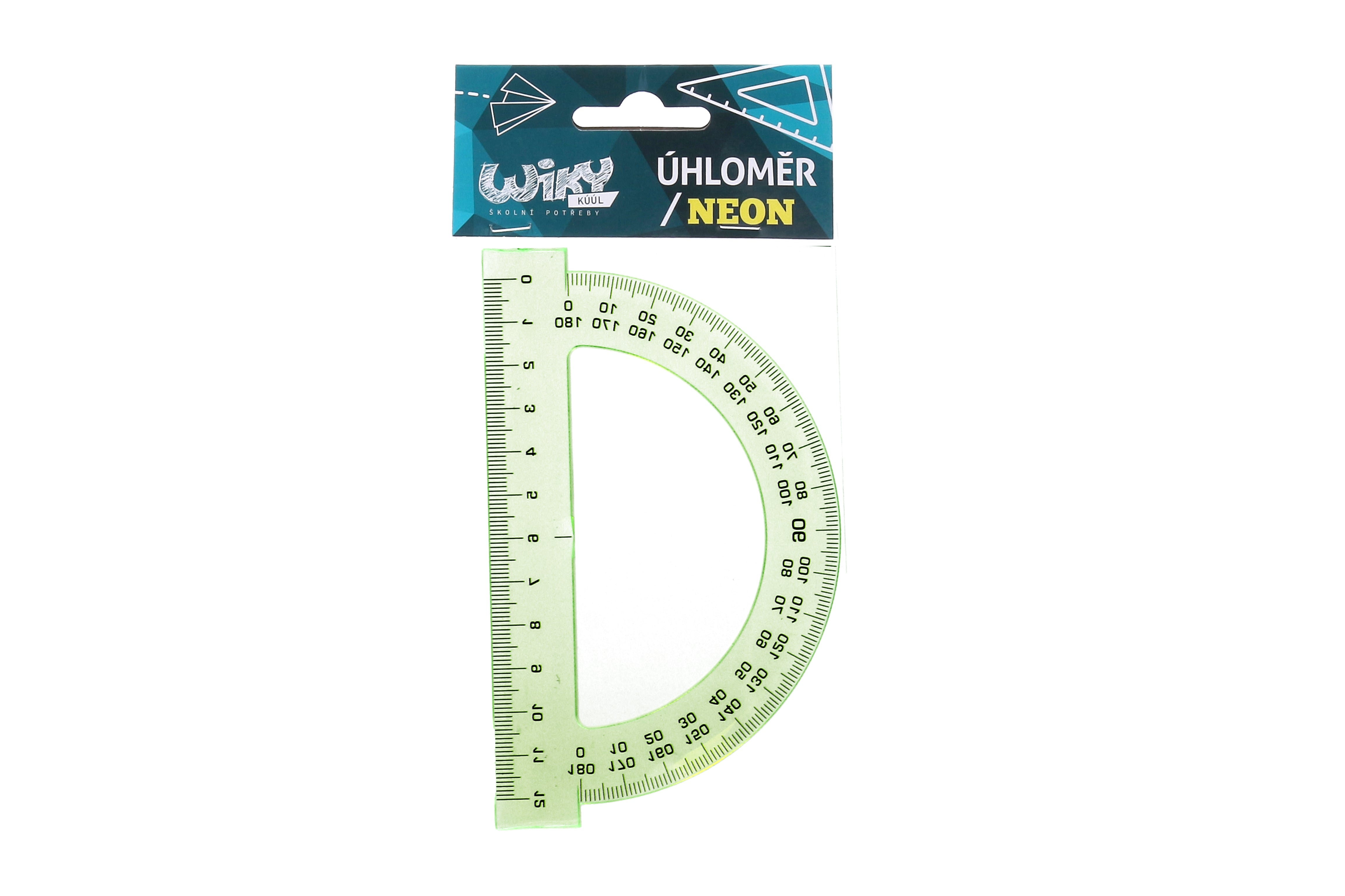 Großer Neon-Winkelmesser