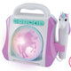 Boîte de karaoké avec microphone Licorne 21x9x19 cm - Emballage tchèque