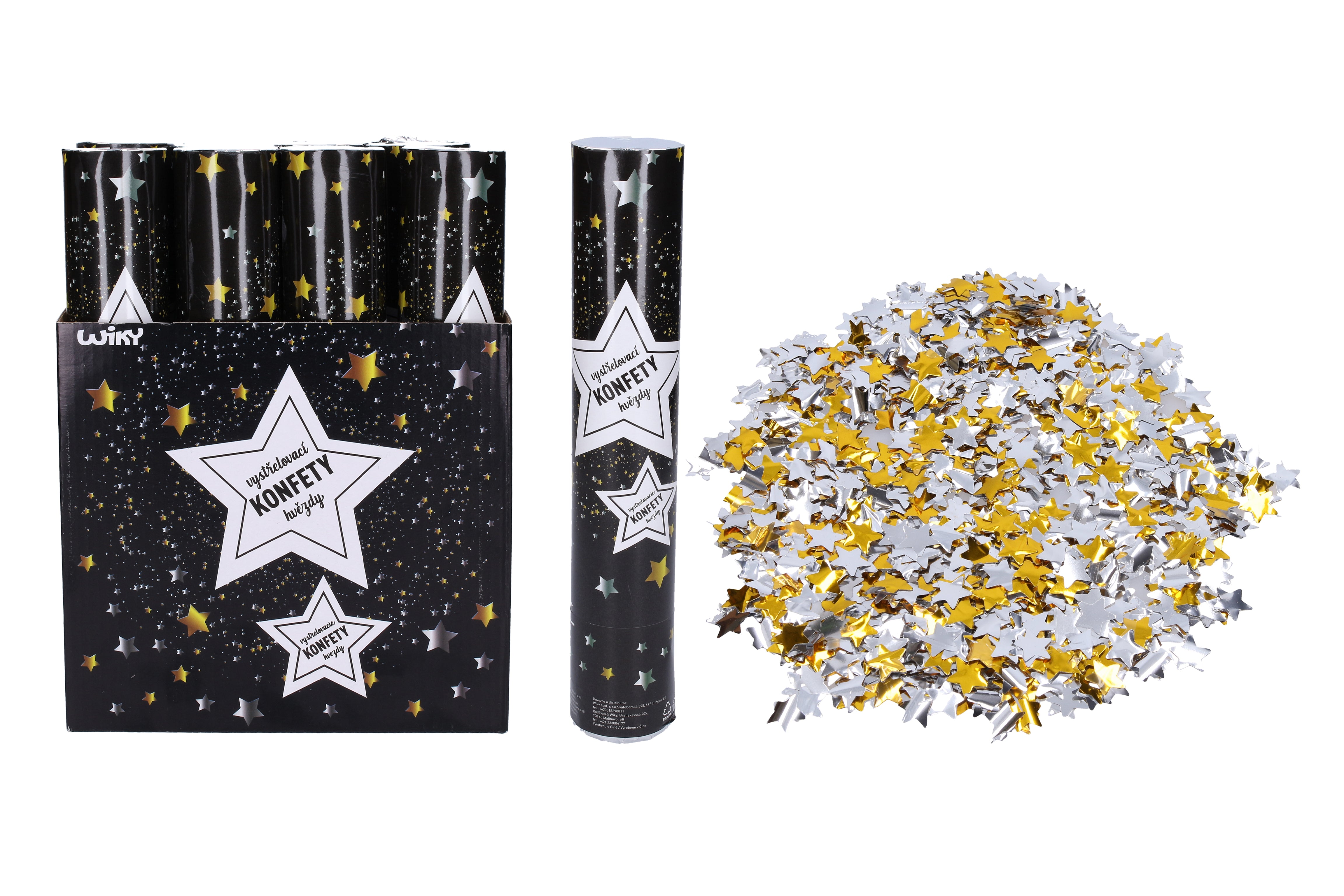 Festa Confete Estrelas Cadentes 30 Cm