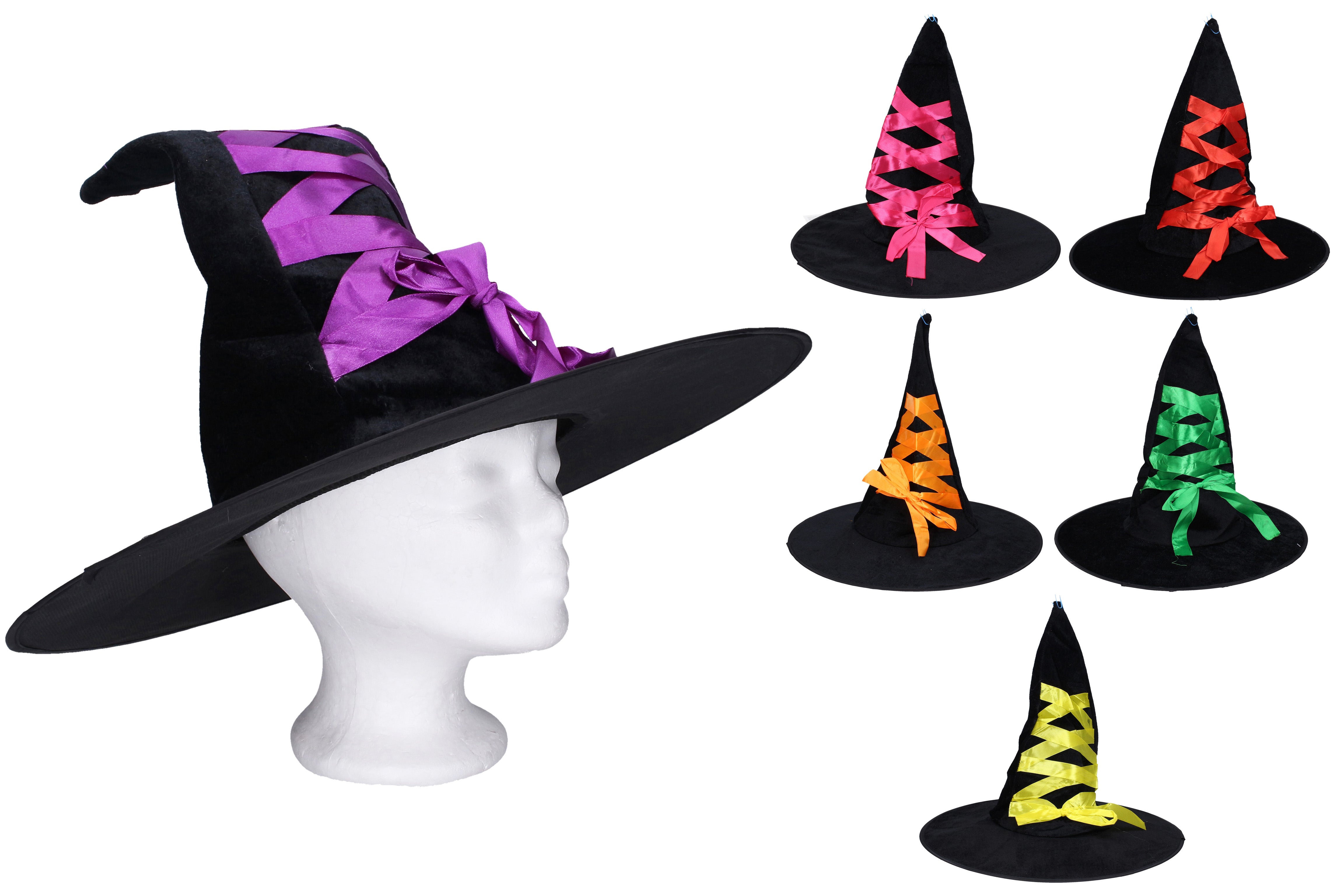 Set Carnaval - Pălărie Vrăjitoare 44x38 Cm Mix