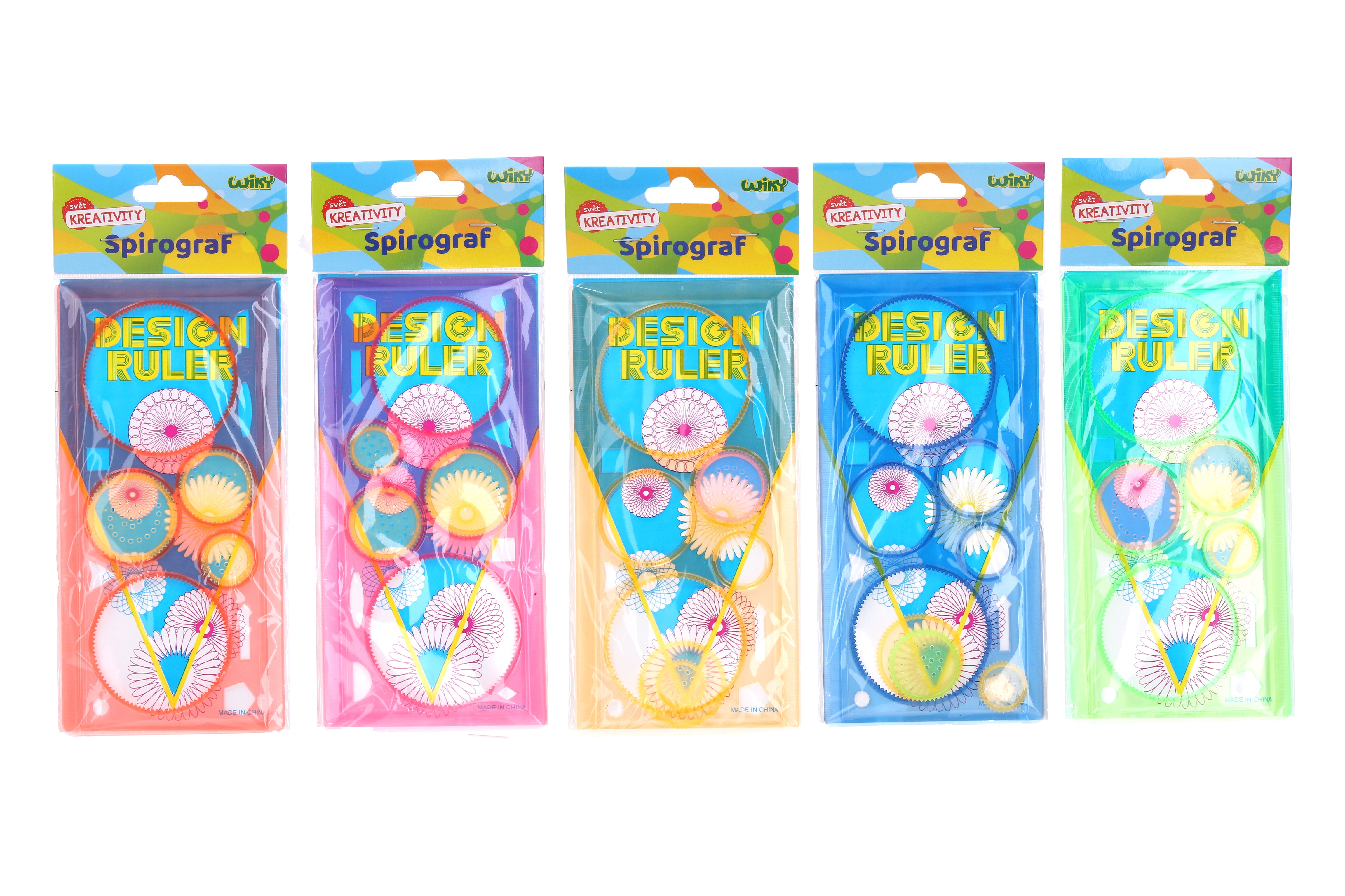 Sada šablon Kreslení - Spirograph