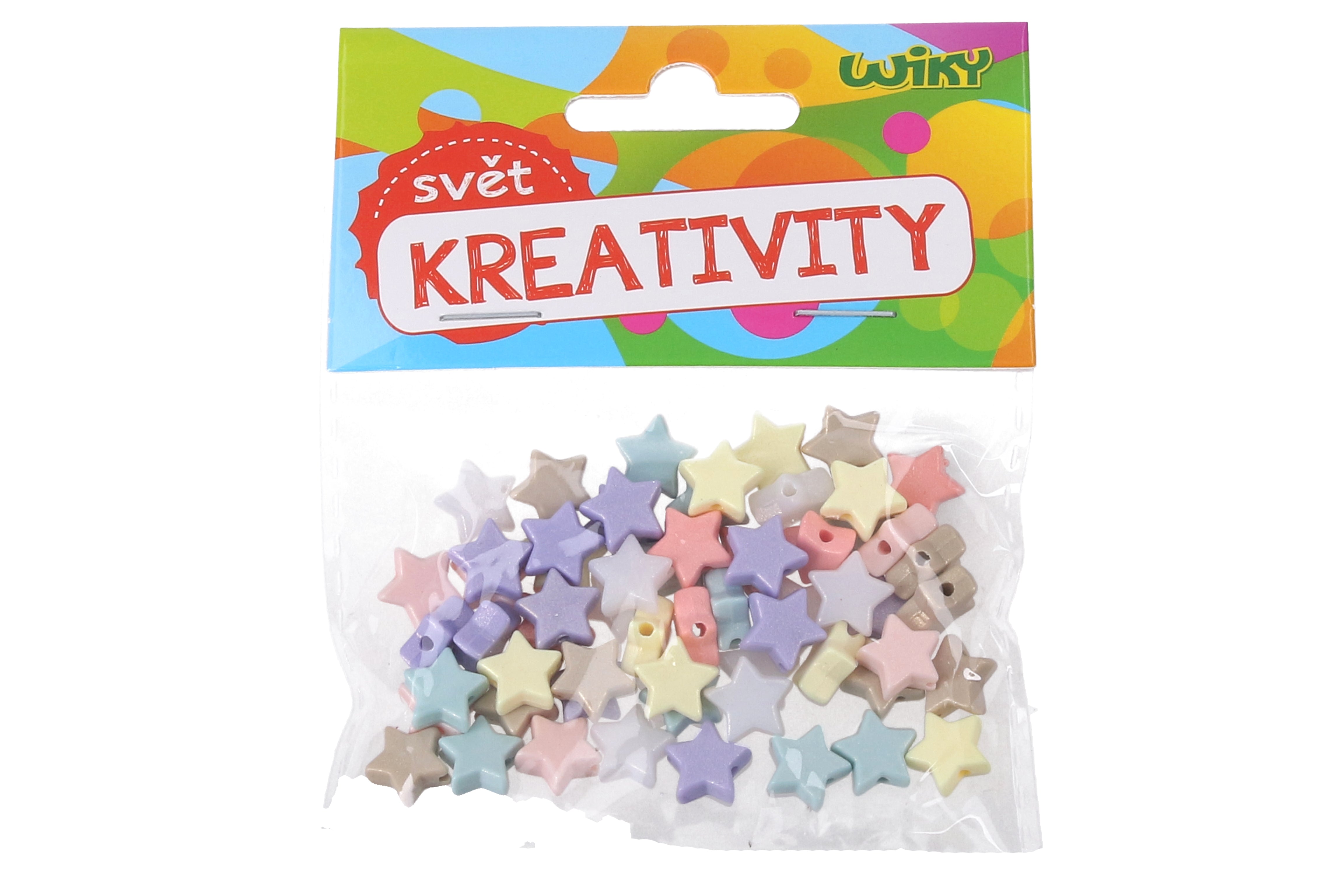 Perline colorate a forma di stella 15 g