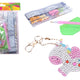 Creatieve diamanten sleutelhangerset 5-dlg