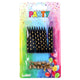 Ljus 10st + Stativ 10st Guldprickar