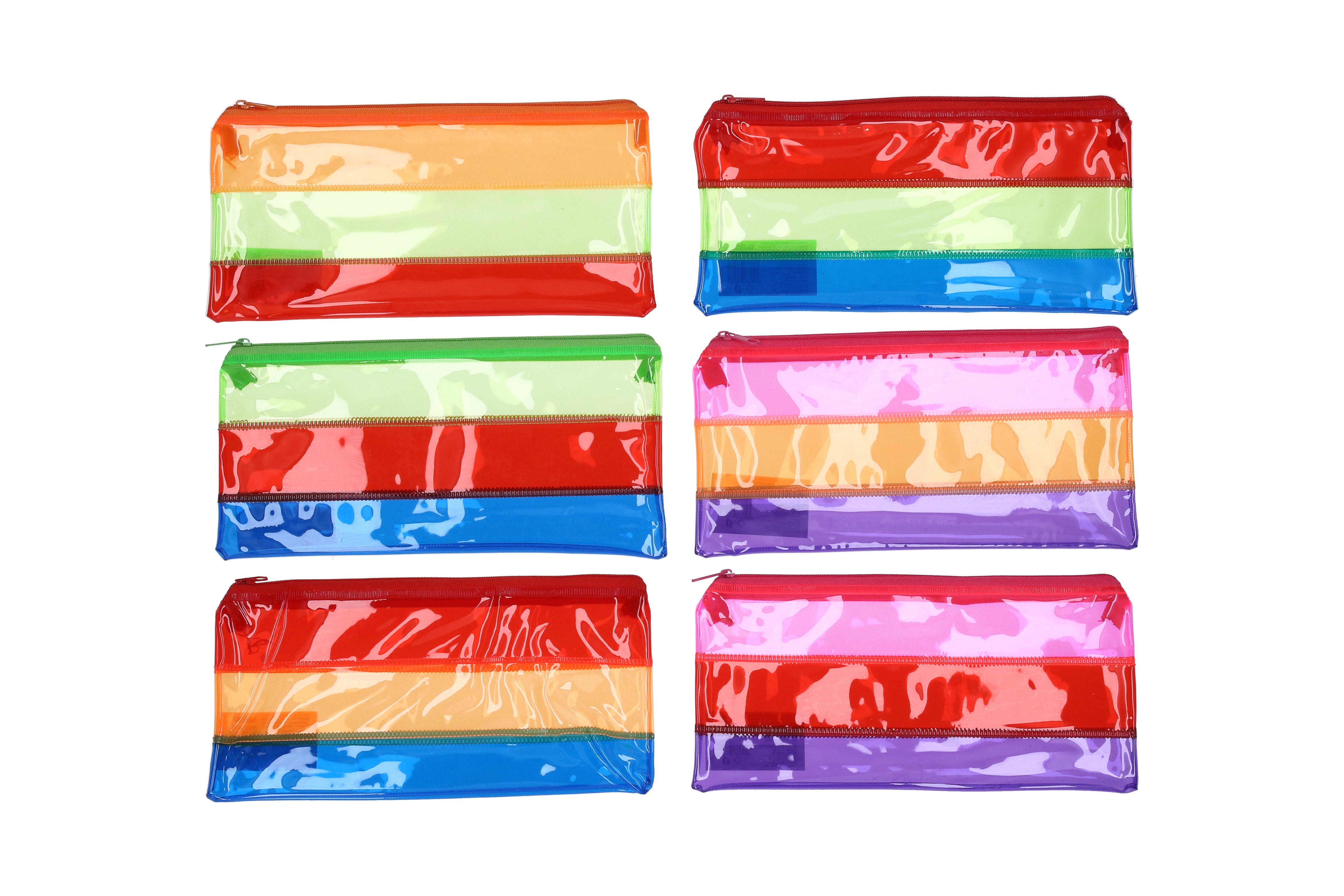 Folder With Zipper 20.5x10 Cm - Mix