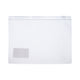 Folder cu fermoar 26,5x18,3 Cm - Transparent