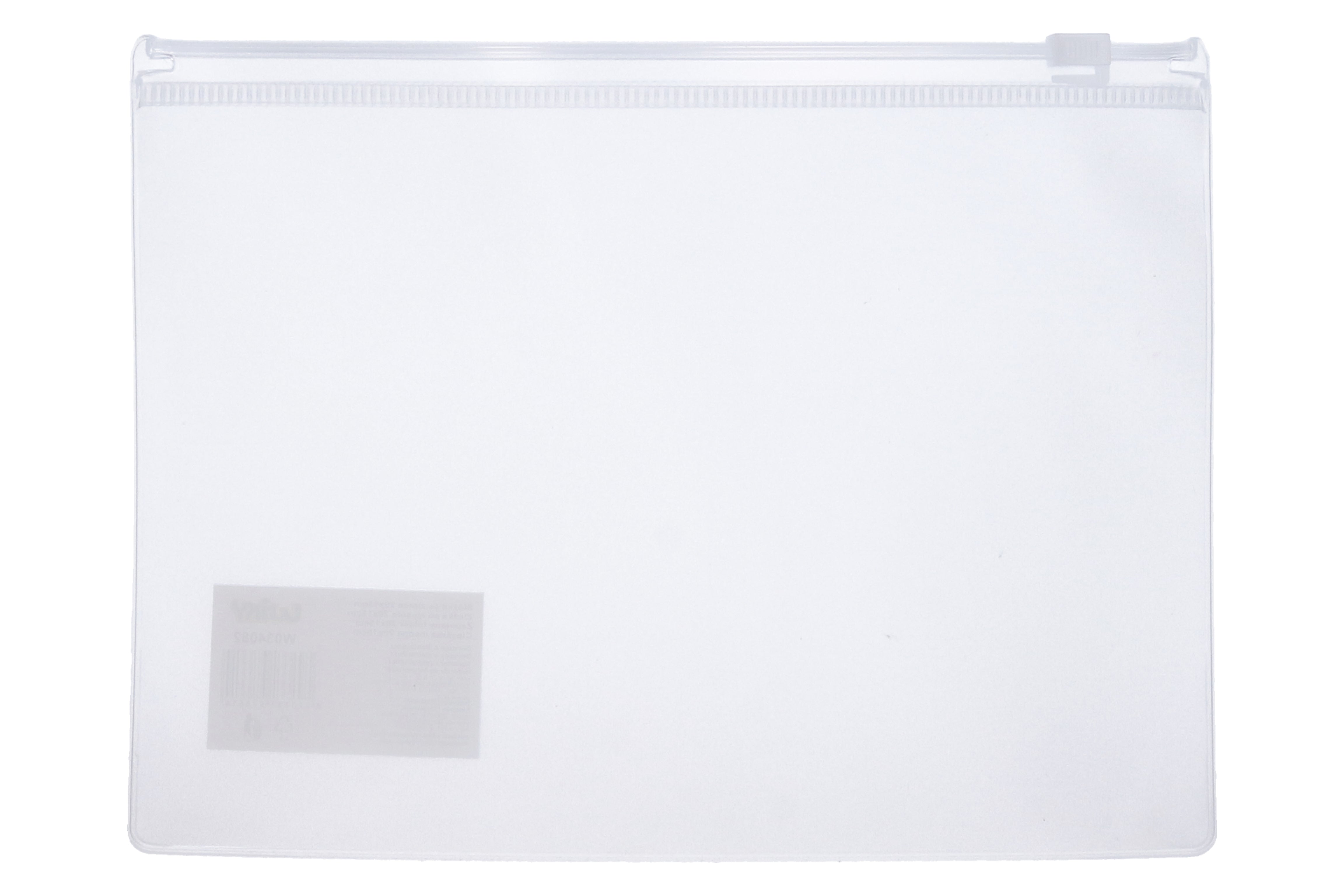 Zippered Folder 33x24 Cm - Transparent