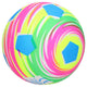 Minge Cauciuc Neumflata - Fotbal Curcubeu 22 Cm