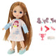 Conjunto Boneca Com Gato 12,5 Cm