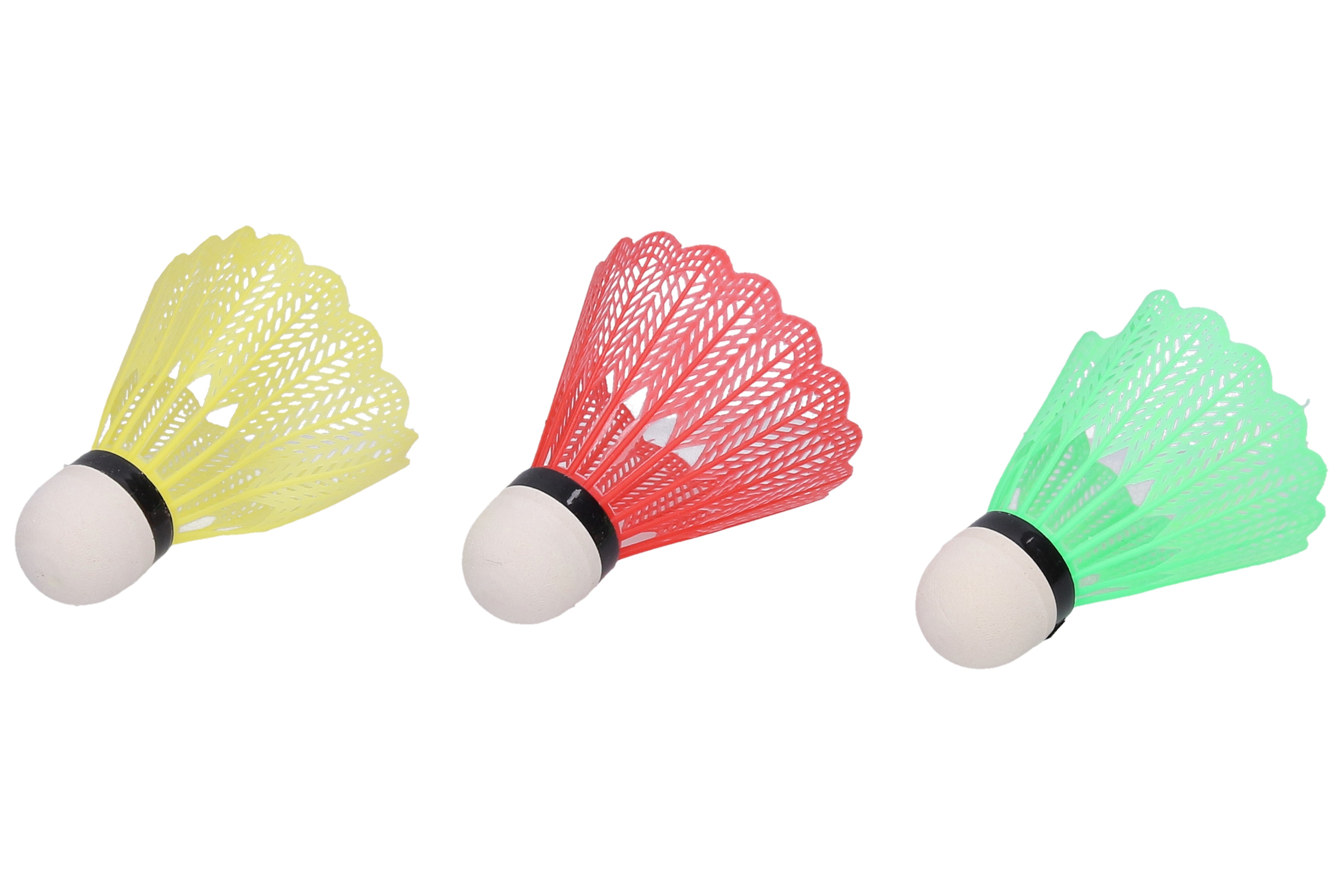 Paniers de badminton colorés 3 pièces.
