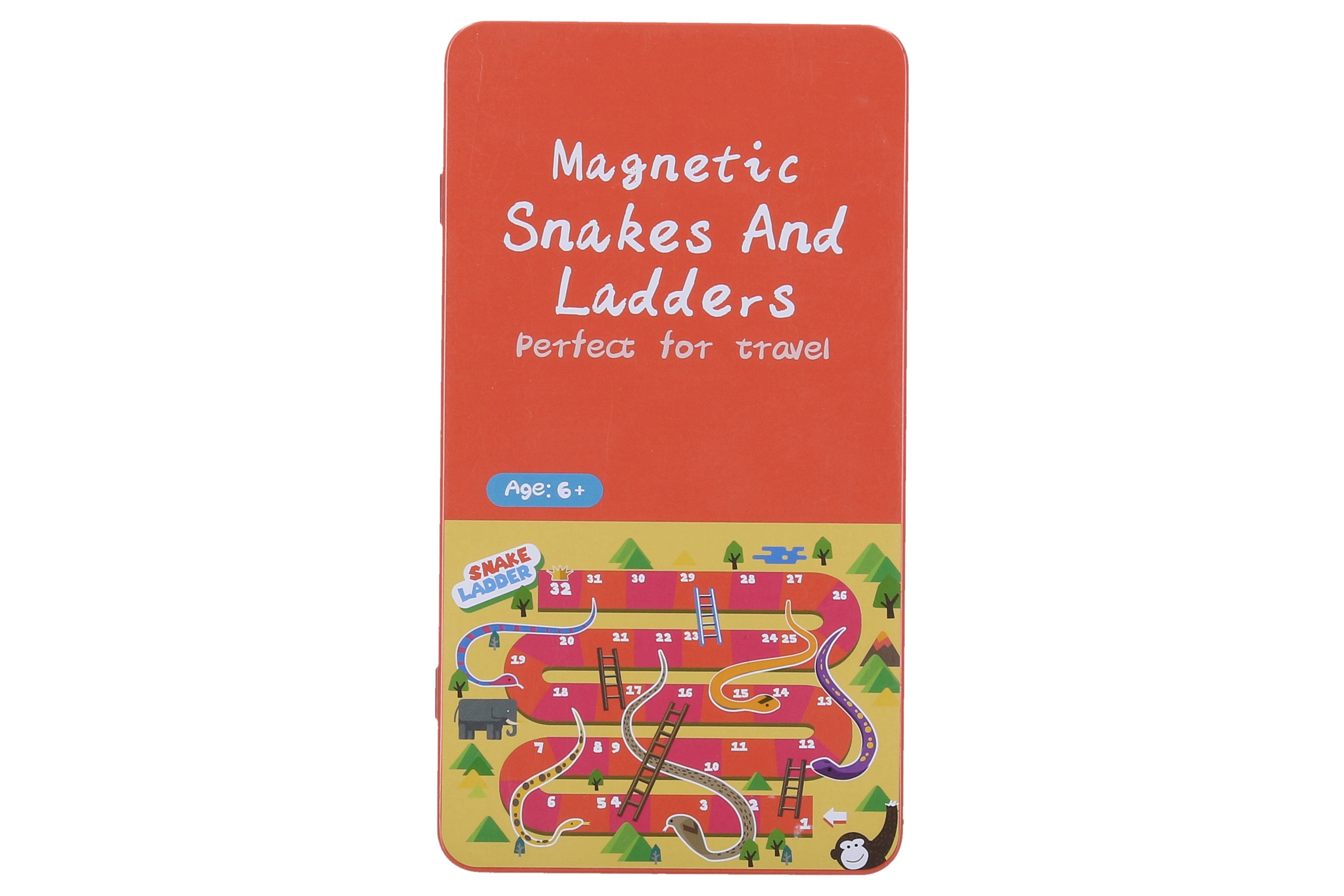 Magnetiske rejse slanger og stiger spil