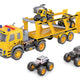 Trator Com 4 Carros E Efeitos 45 Cm