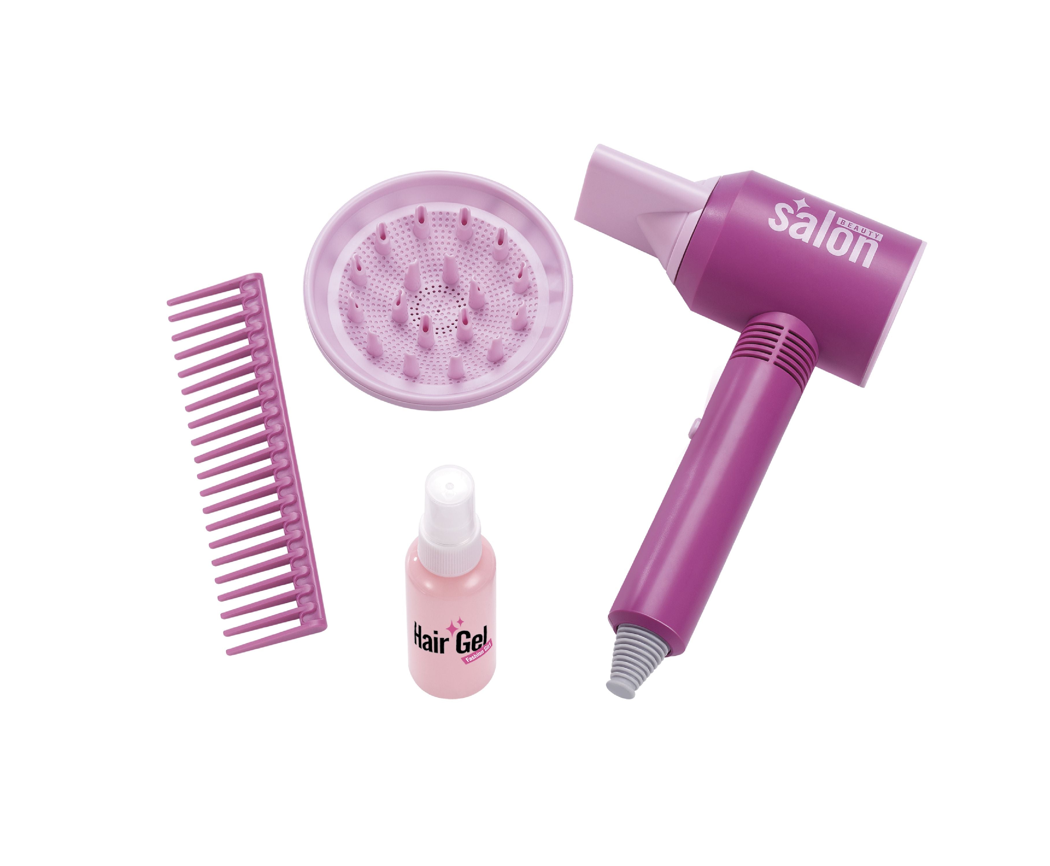 Sèche-cheveux avec accessoires 19cm