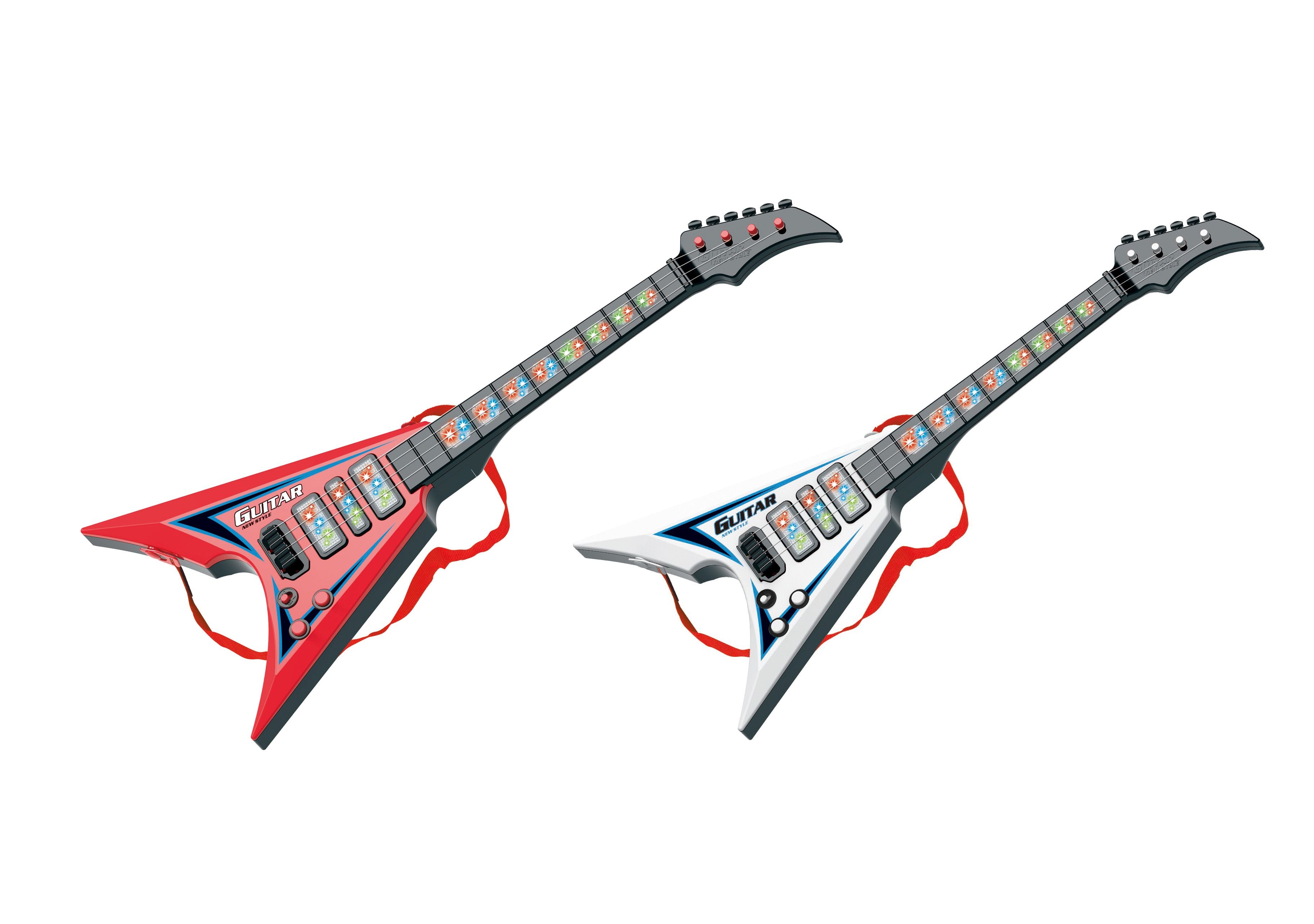 E-Gitarre mit Effekten 22x5x56 cm